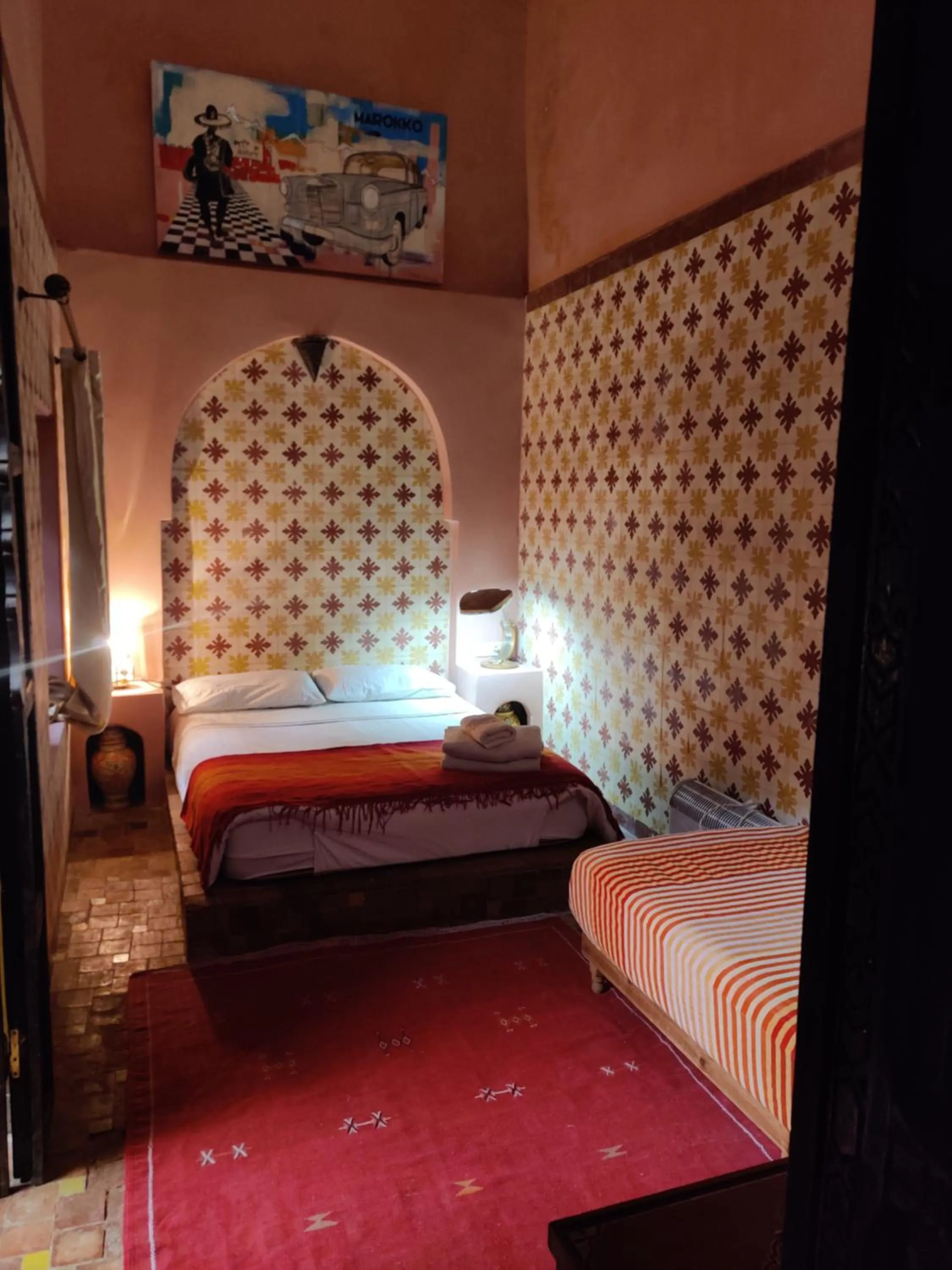 Bed in Riad Menthe Et Citron