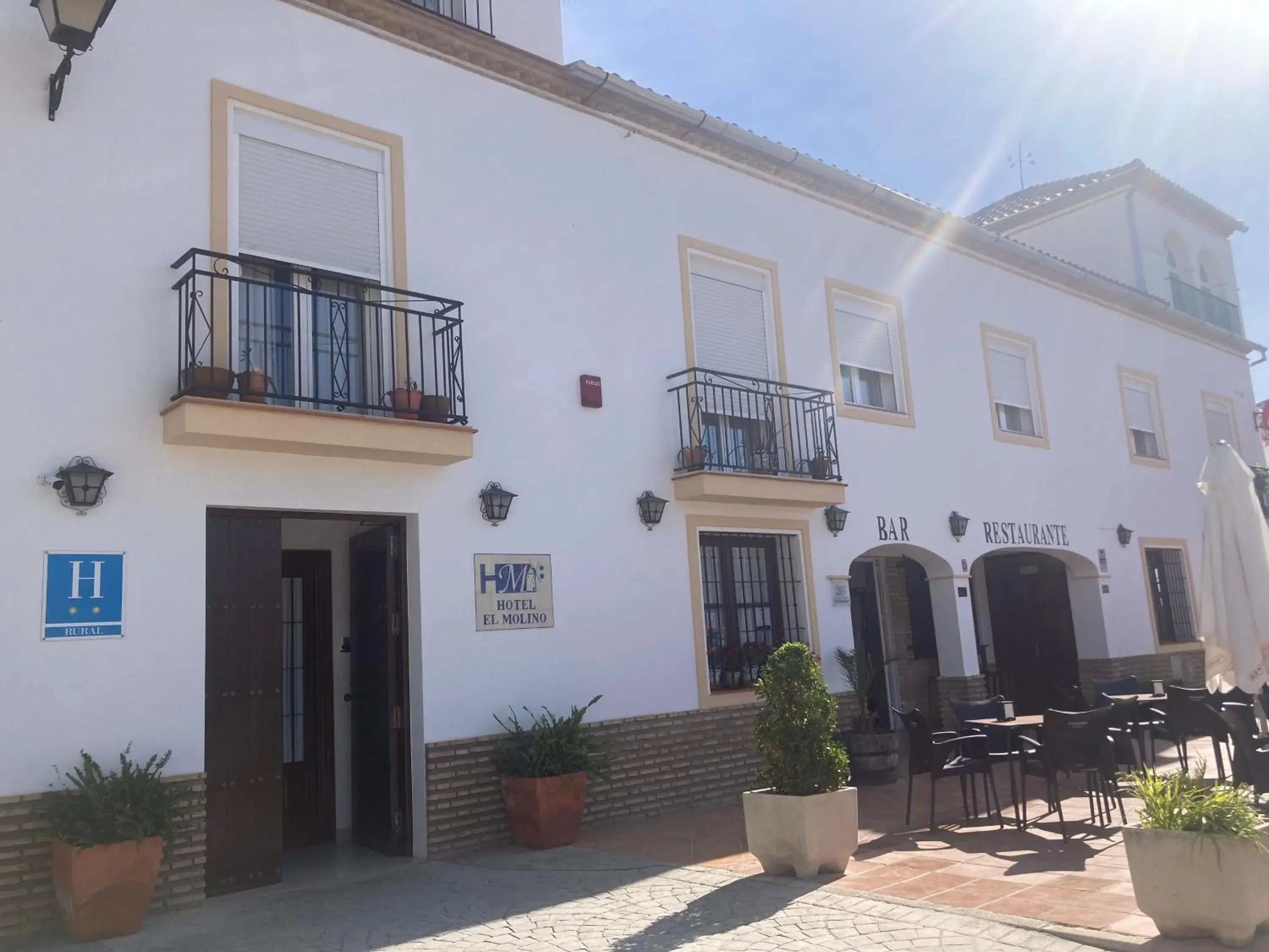 Property building in Hotel El Molino Property building in Hotel El Molino