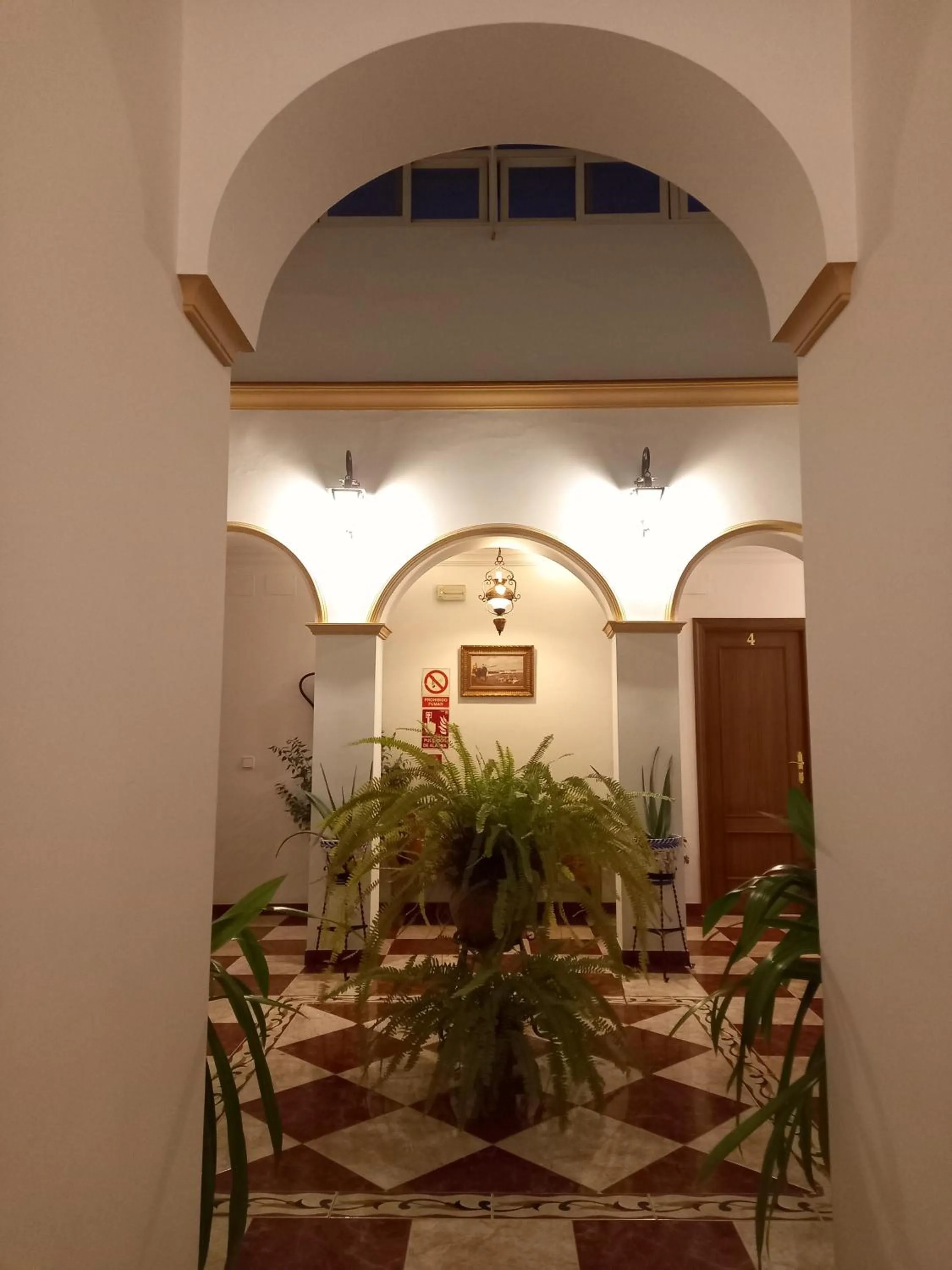 Patio in Hotel El Molino