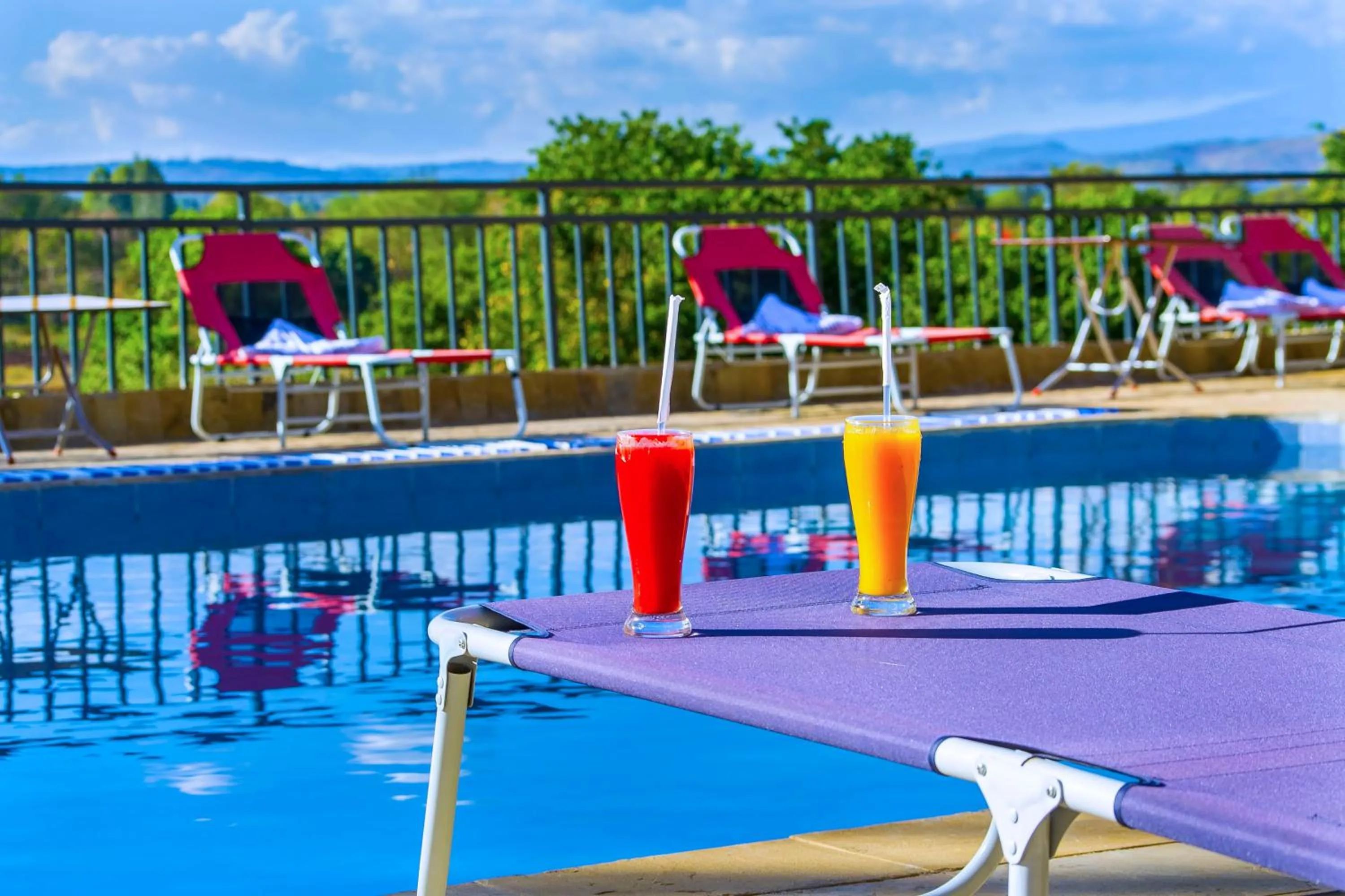 Swimming pool in Nokras Riverine Hotel & Spa