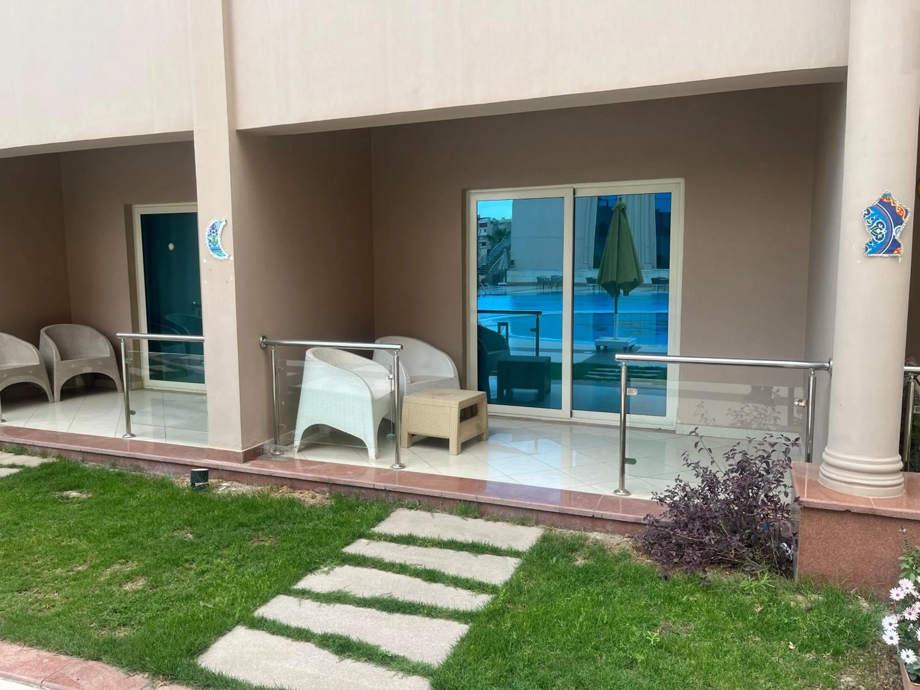 Balcony/Terrace in Tolip Golden Plaza