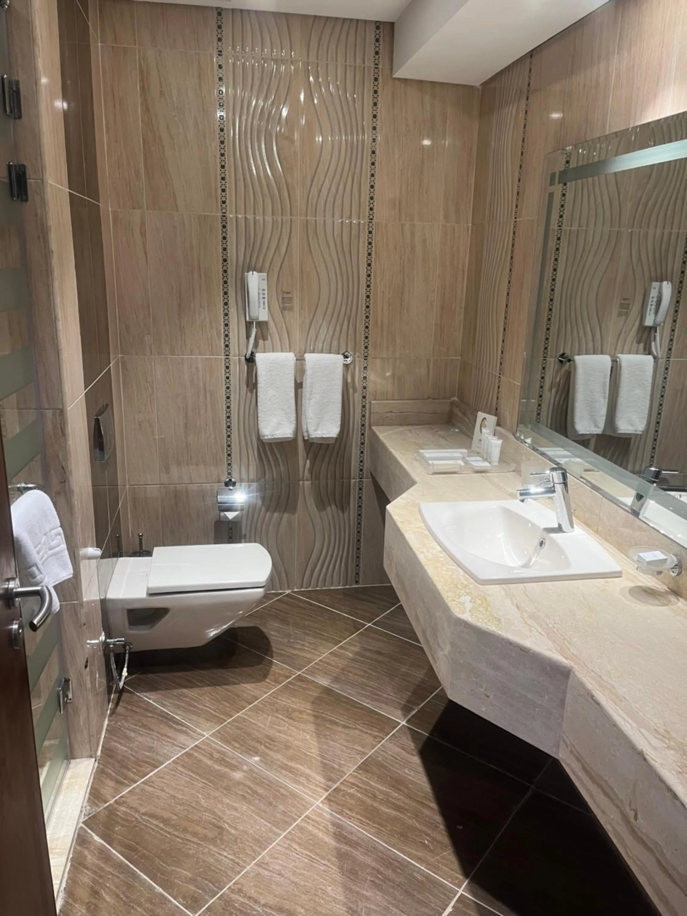 Bathroom in Tolip Golden Plaza