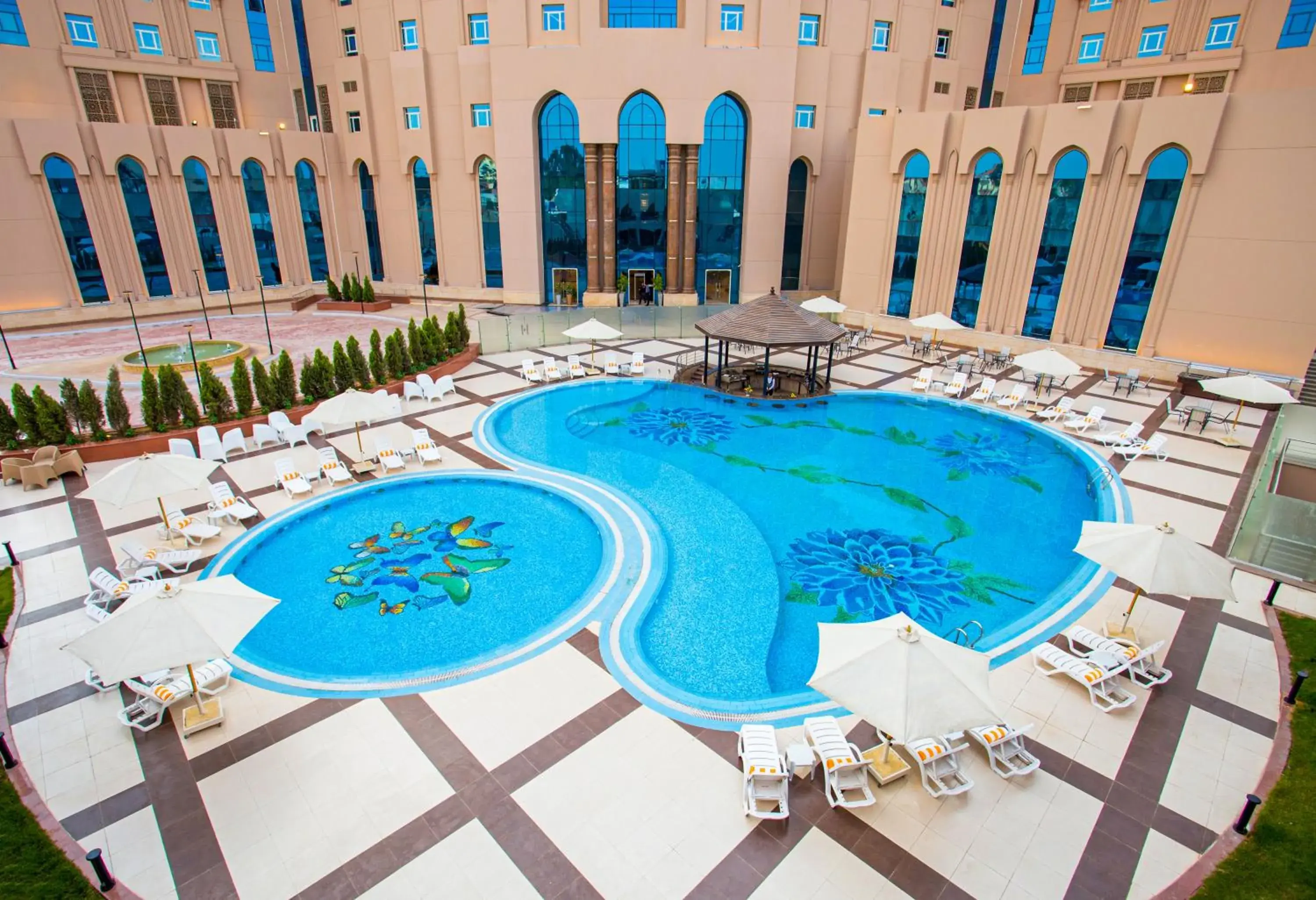 Swimming pool in Gewan Hotel Cairo Swimming pool in Gewan Hotel Cairo