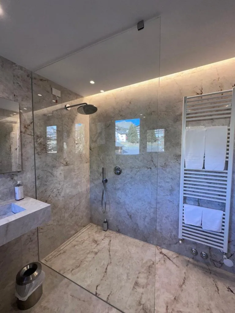 Shower in Hotel Cima Rosetta - BW Signature Collection