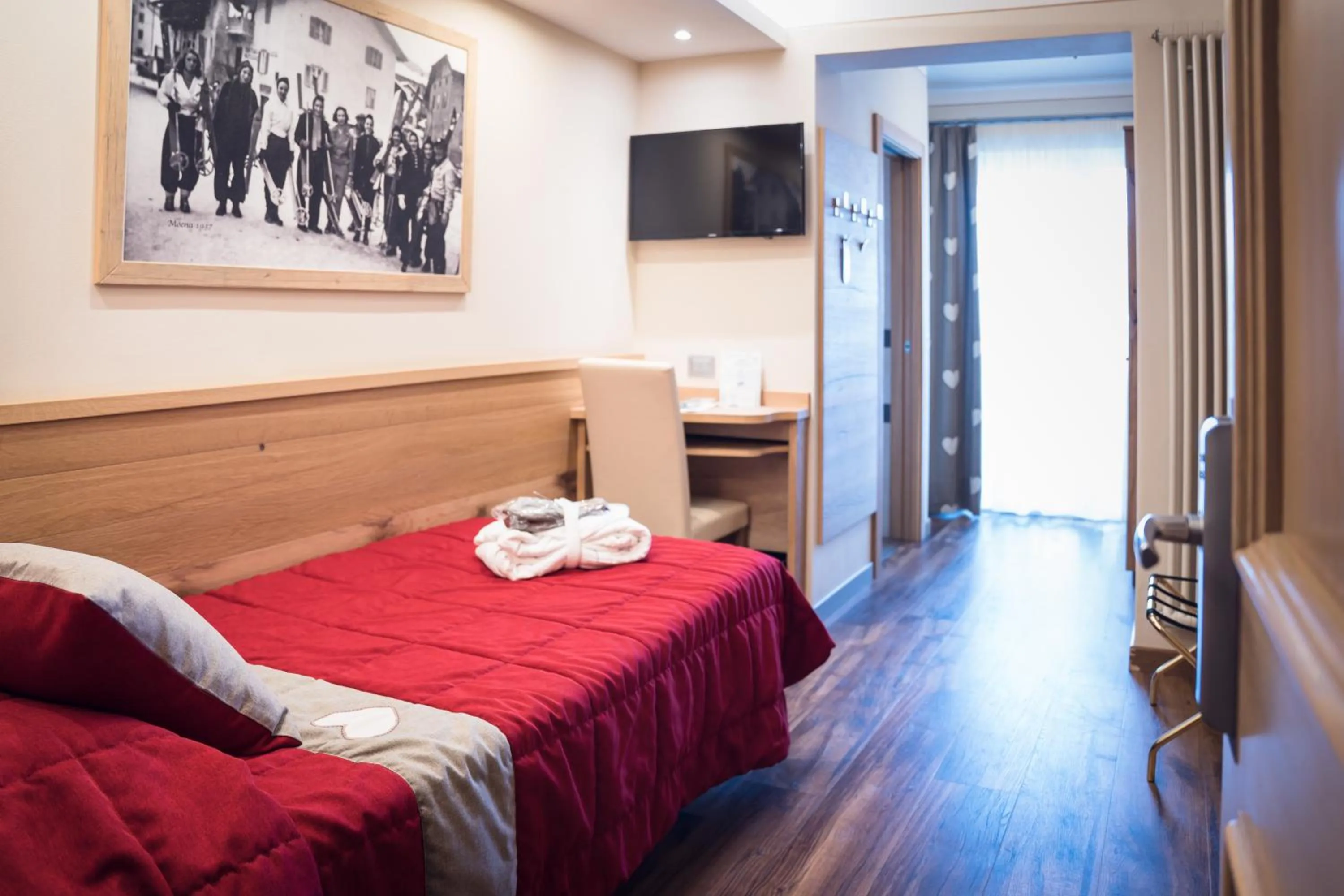 Bed in Hotel Alle Alpi