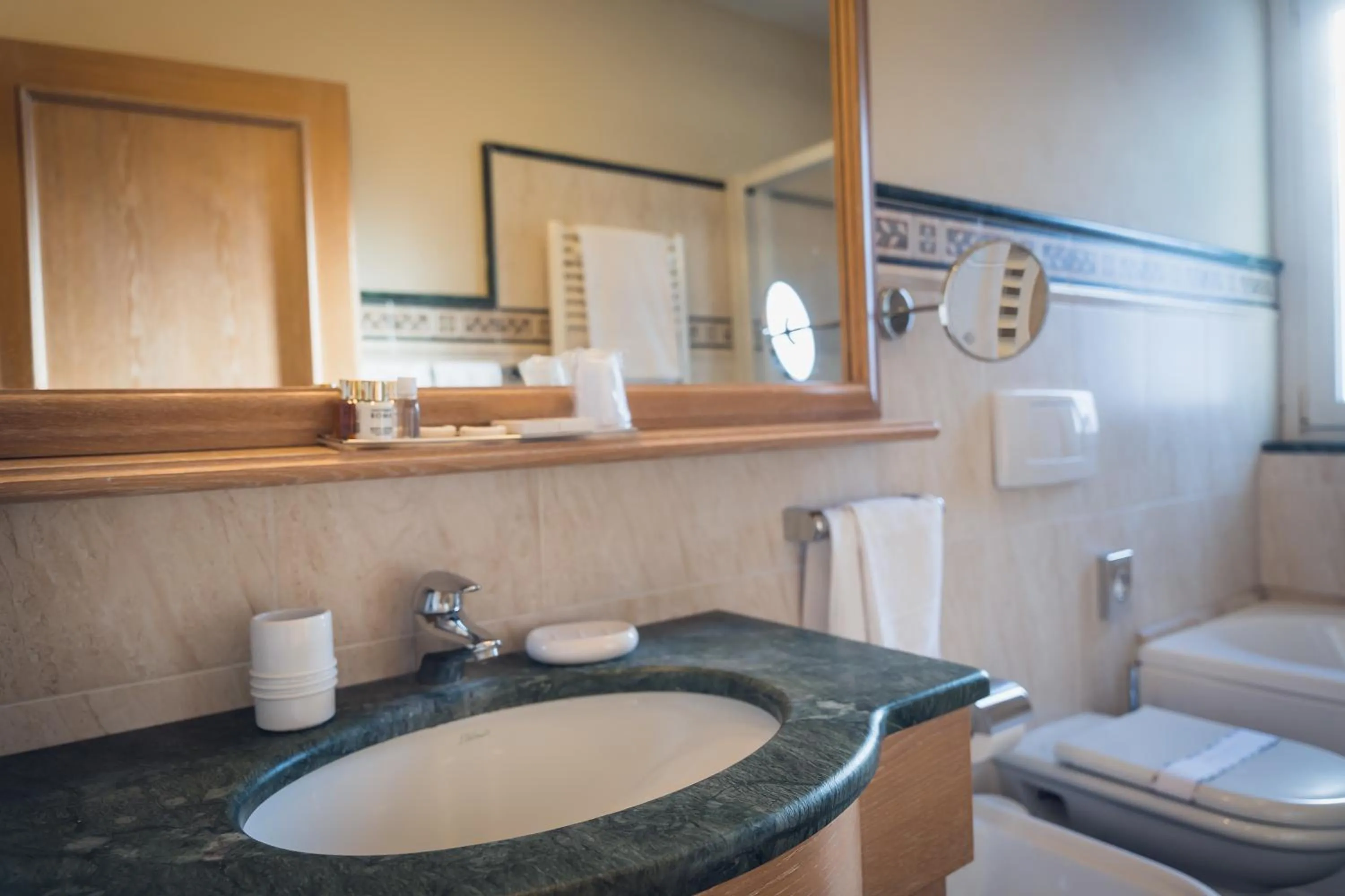 Toilet in Hotel Alle Alpi