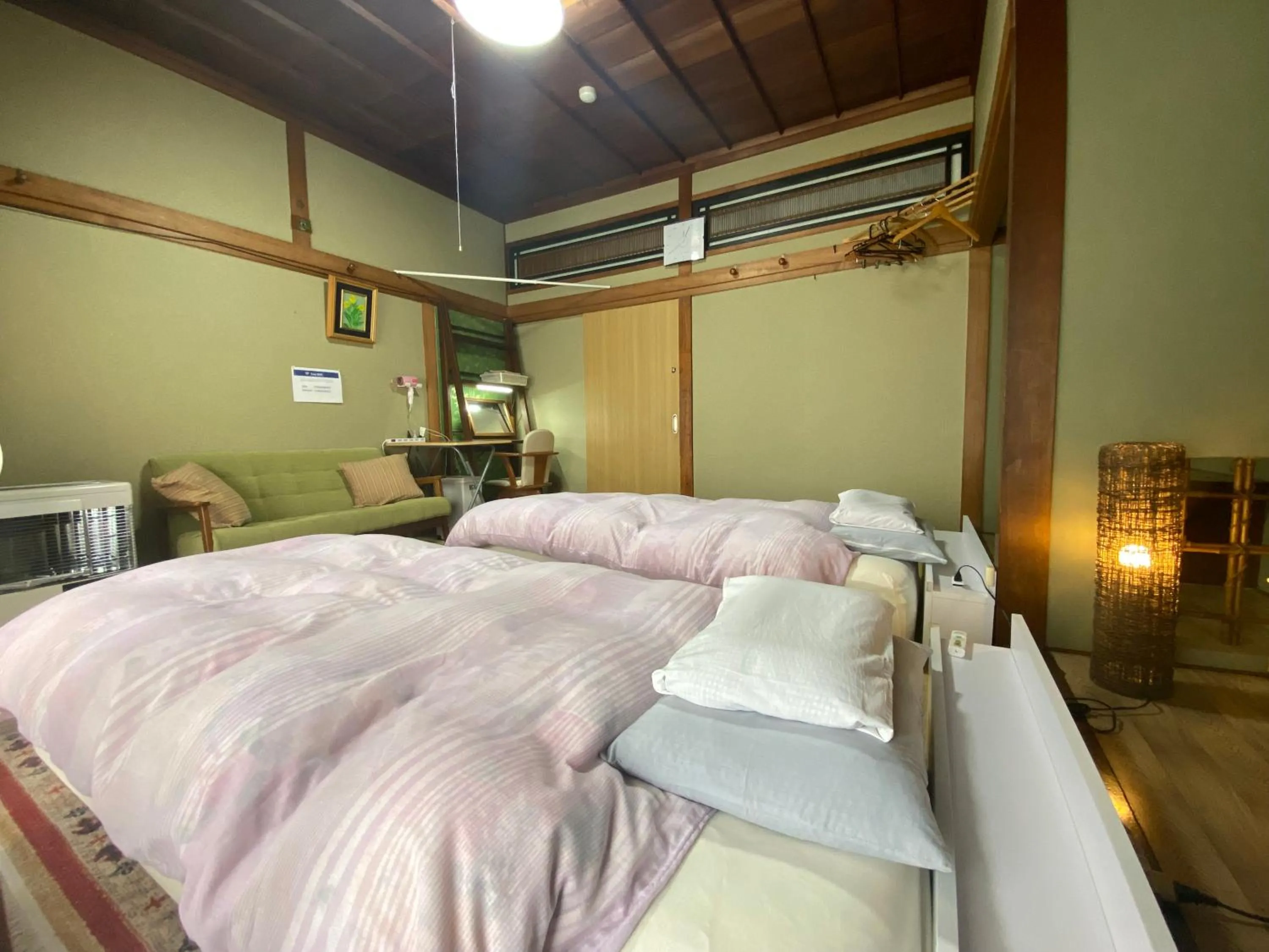 Bed in Ryokan Sansui