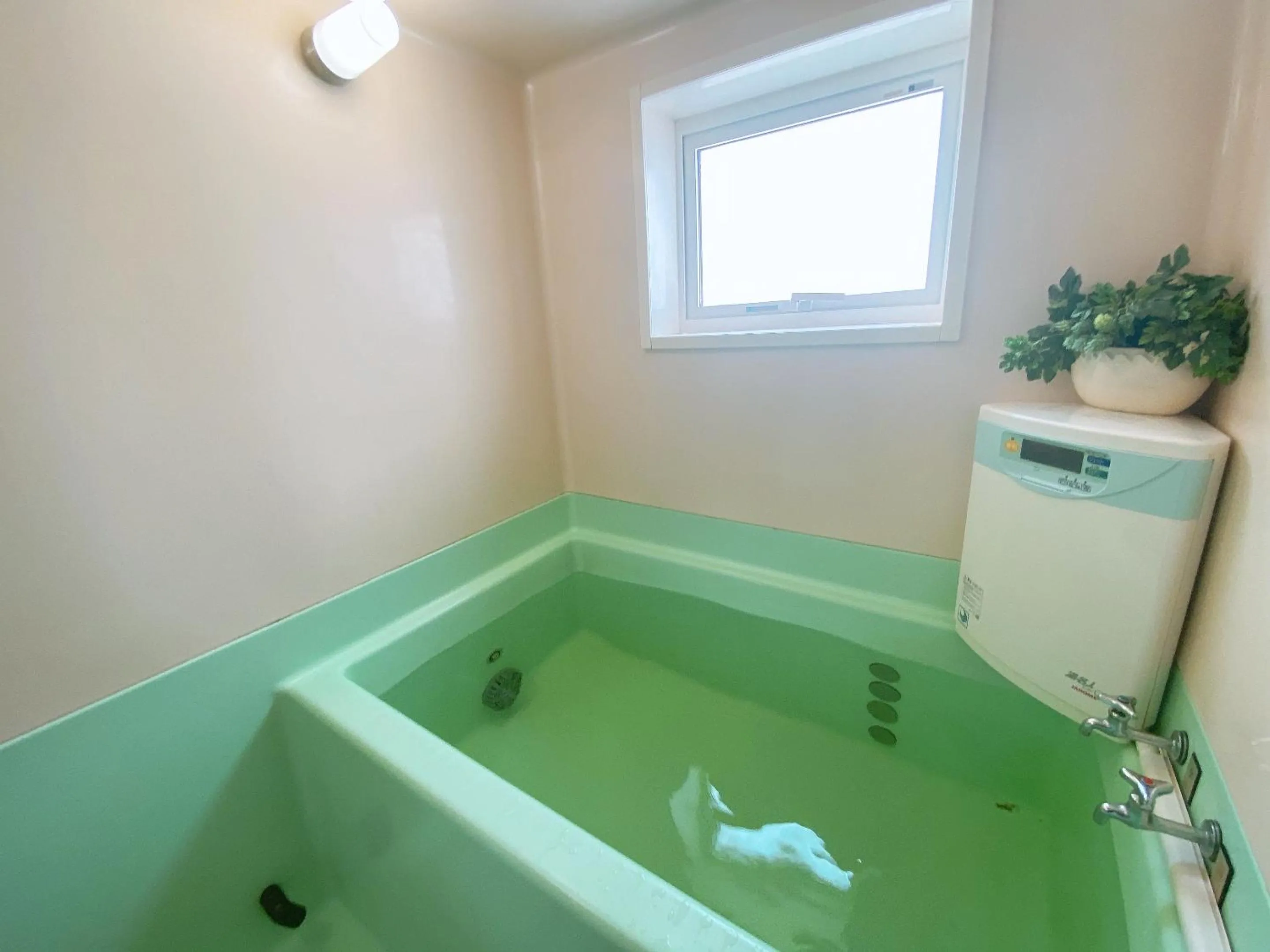 Hot Tub in Ryokan Sansui