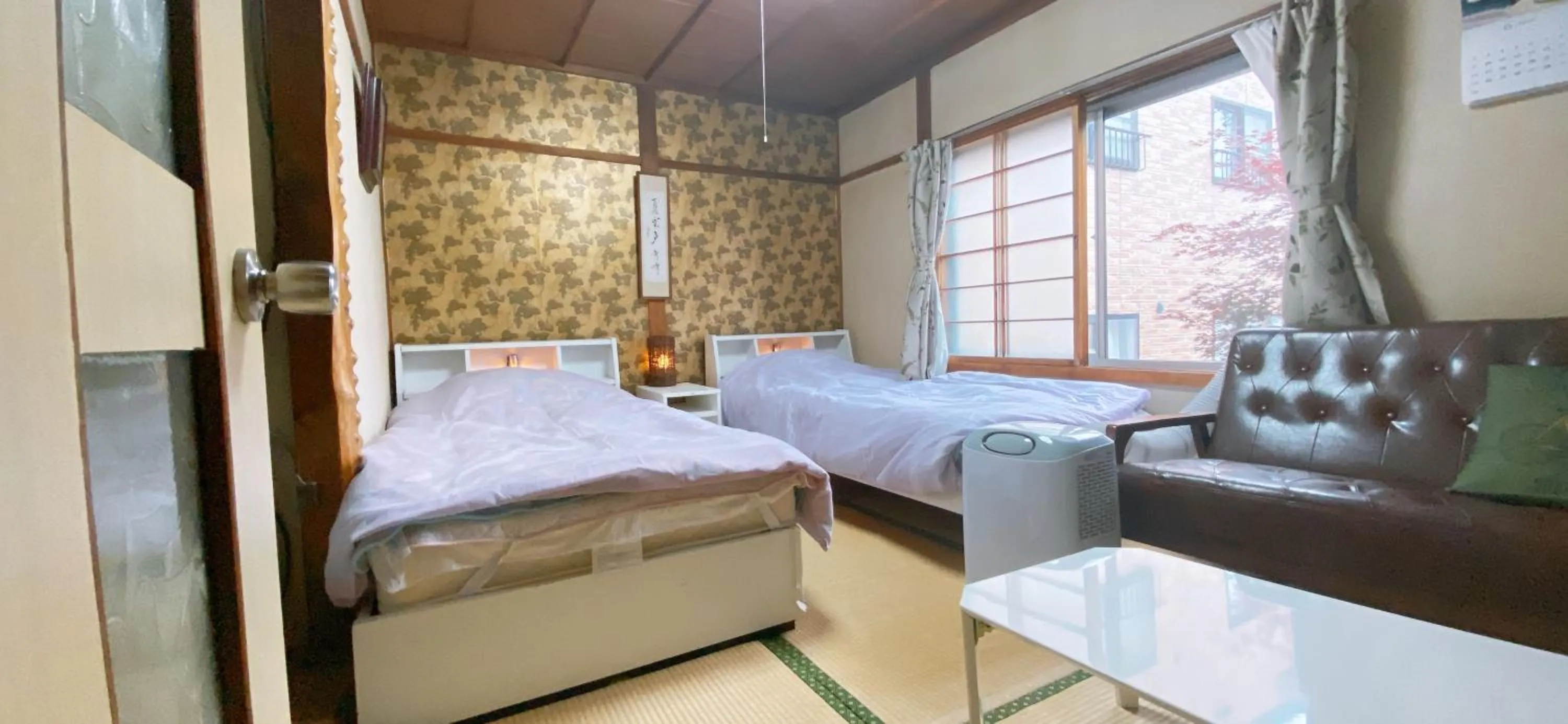 Bed in Ryokan Sansui