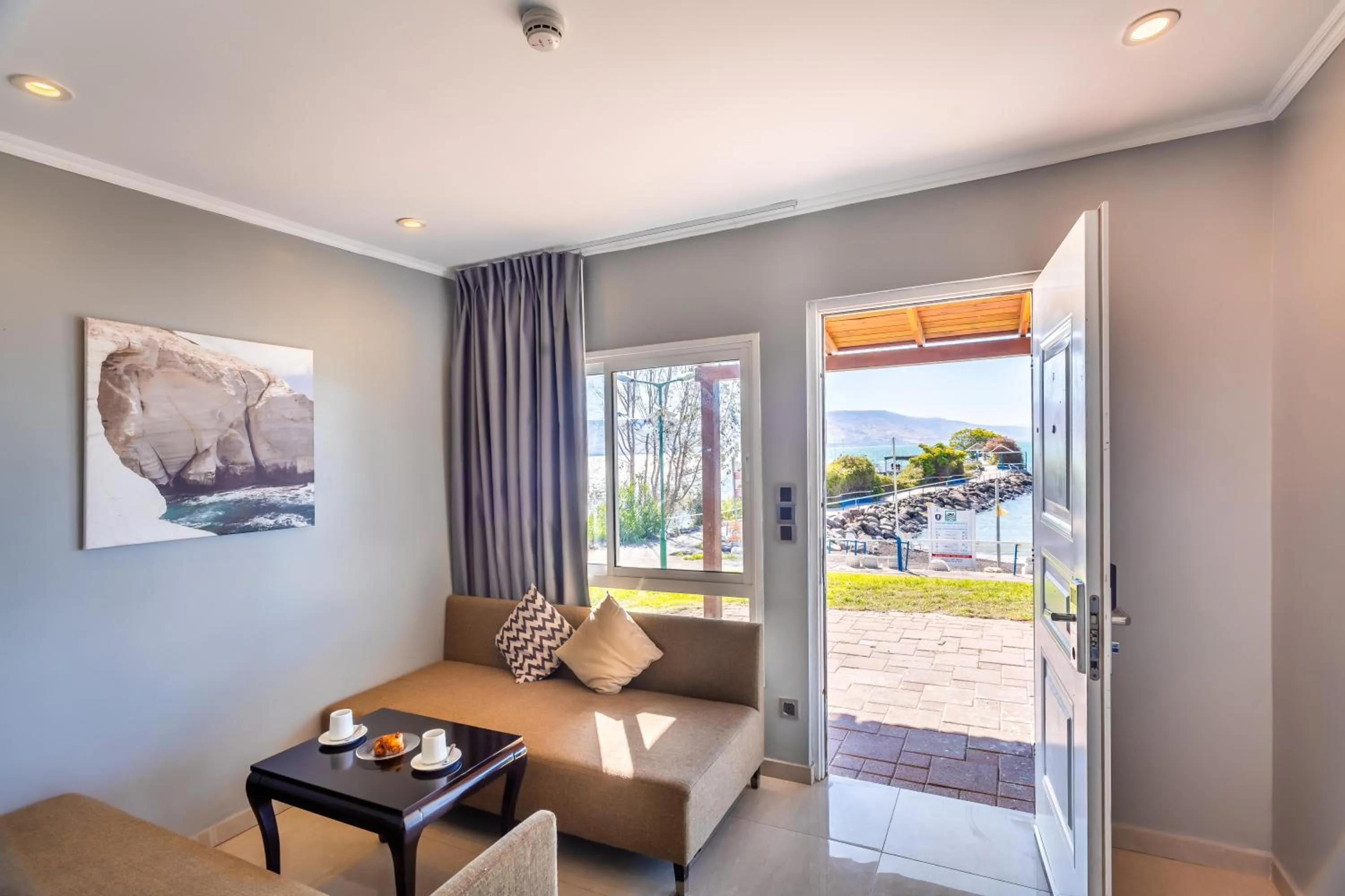 Living room in Daria- Authentic Israeli Experience