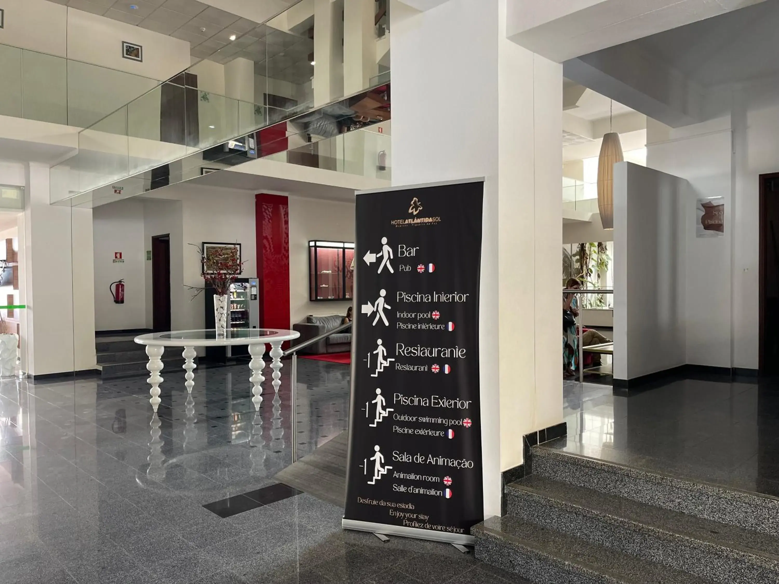 Lobby or reception in Hotel Atlantida Sol Lobby or reception in Hotel Atlantida Sol