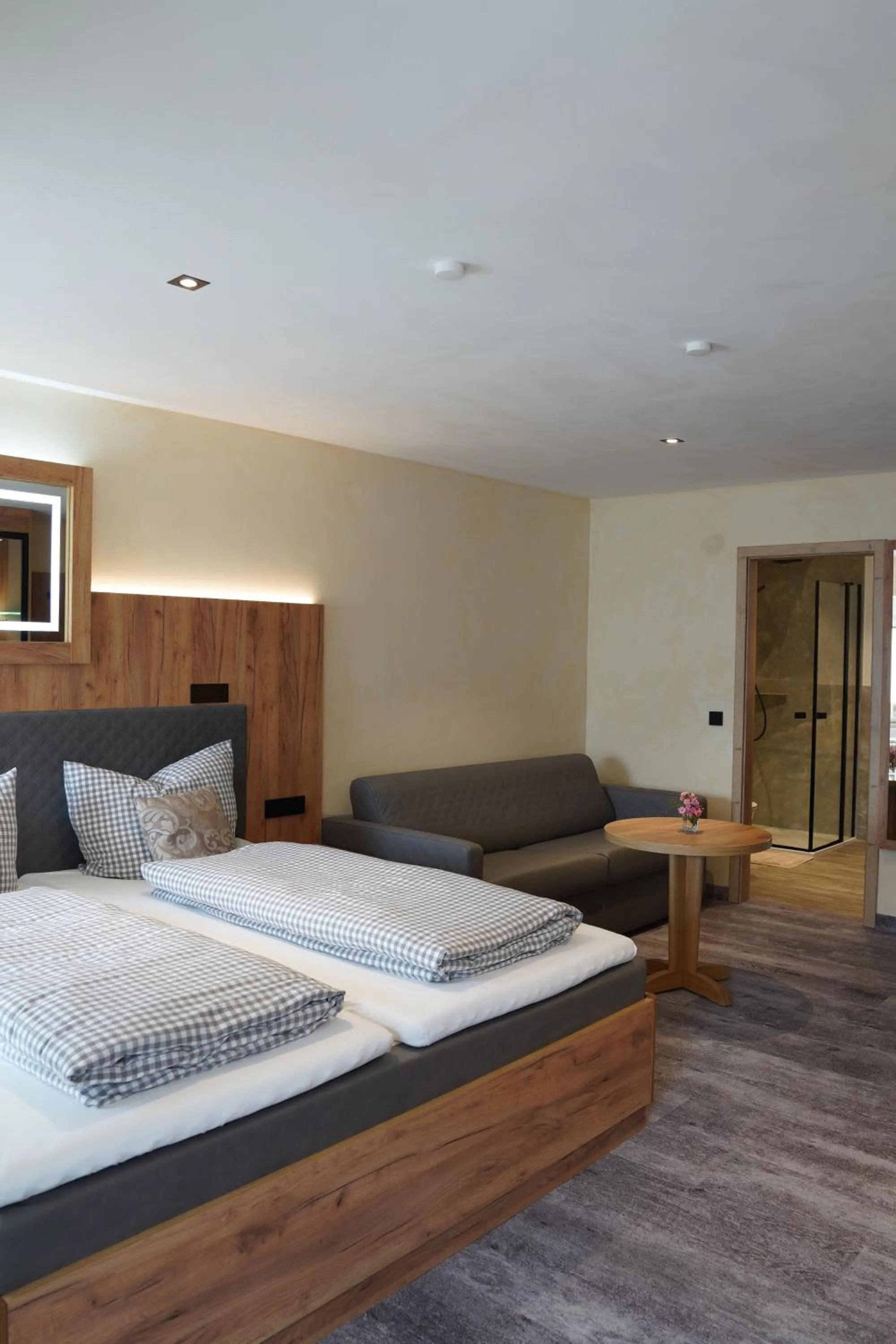 Bed in Hotel Heideparadies