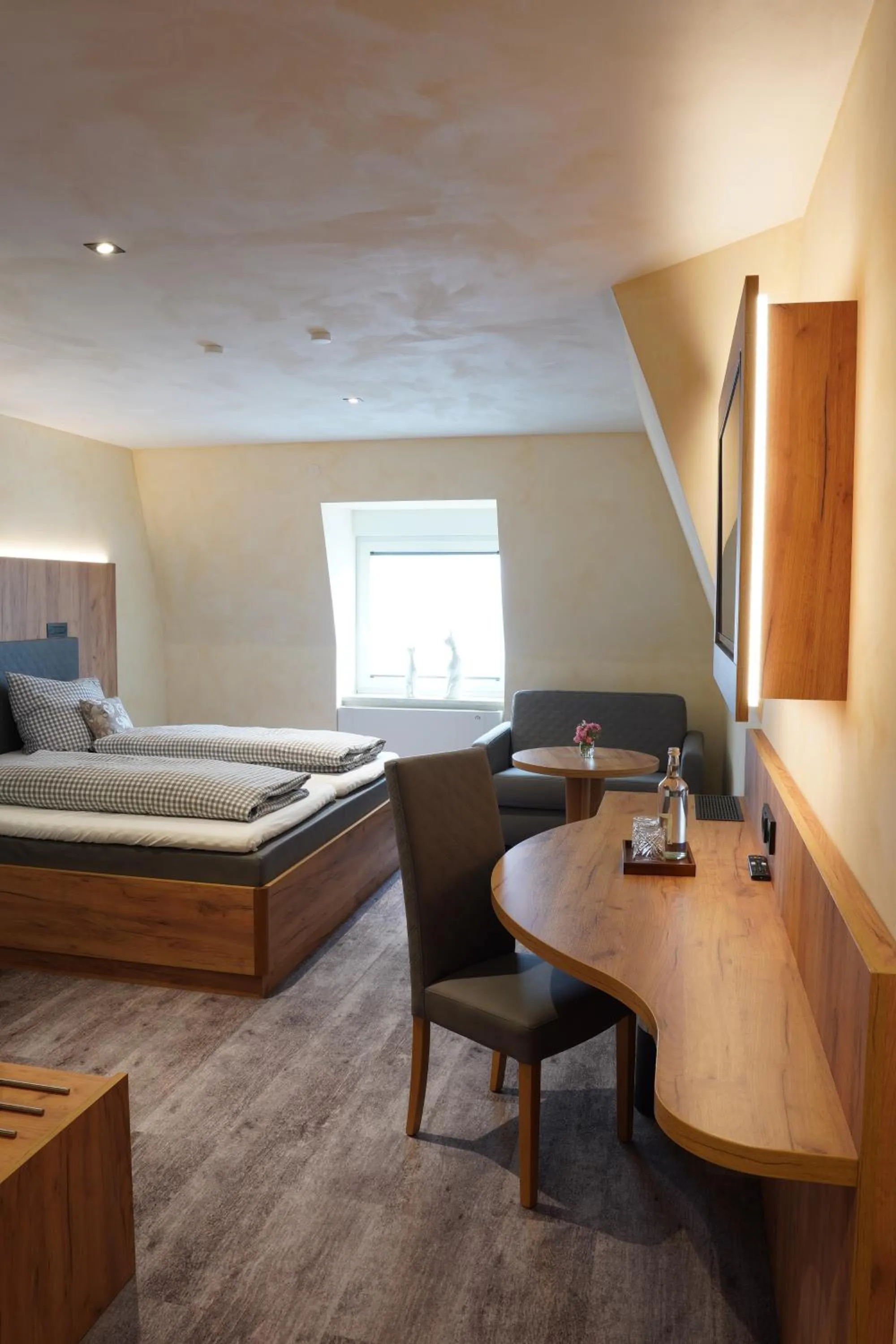 Bed in Hotel Heideparadies