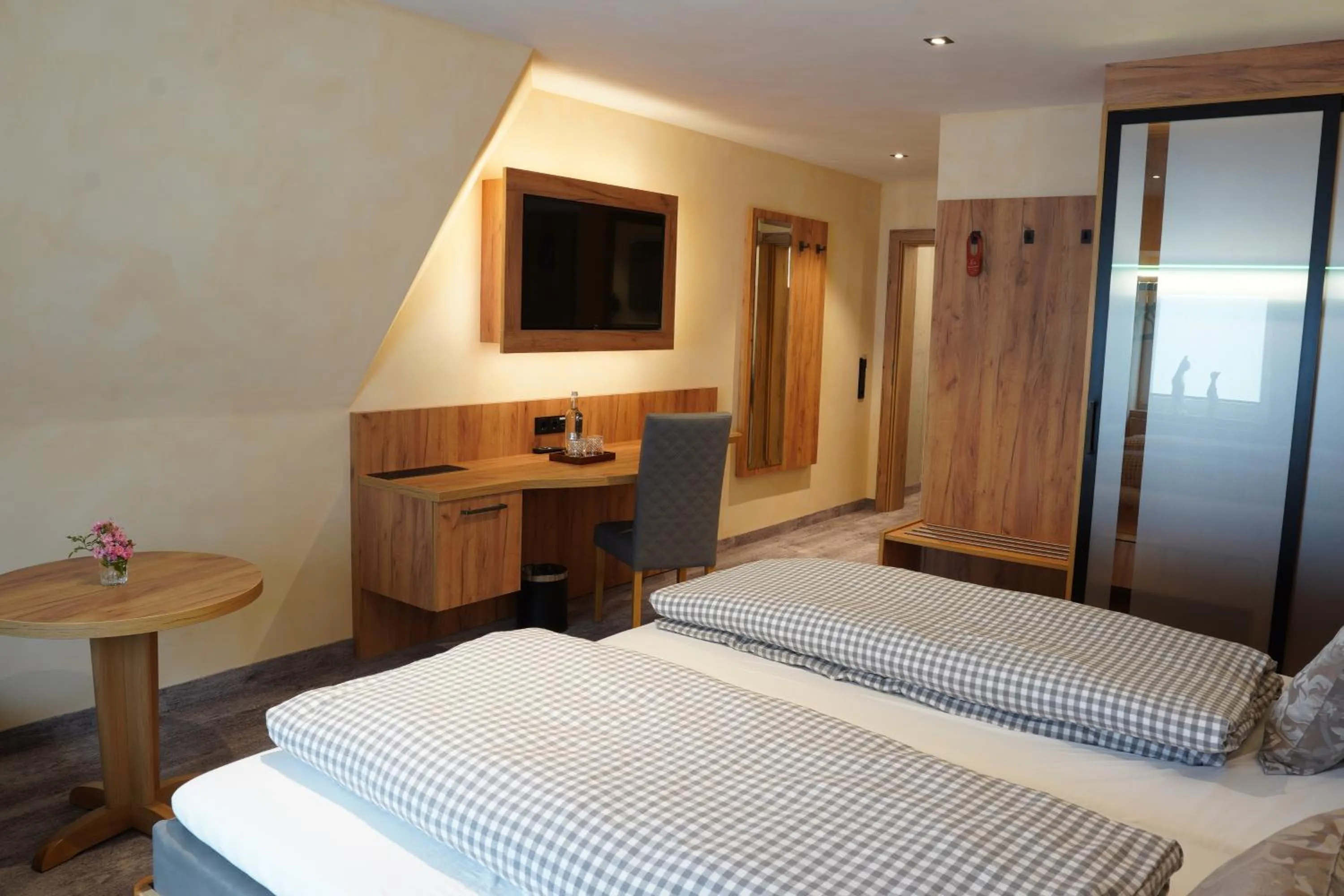 Bed in Hotel Heideparadies