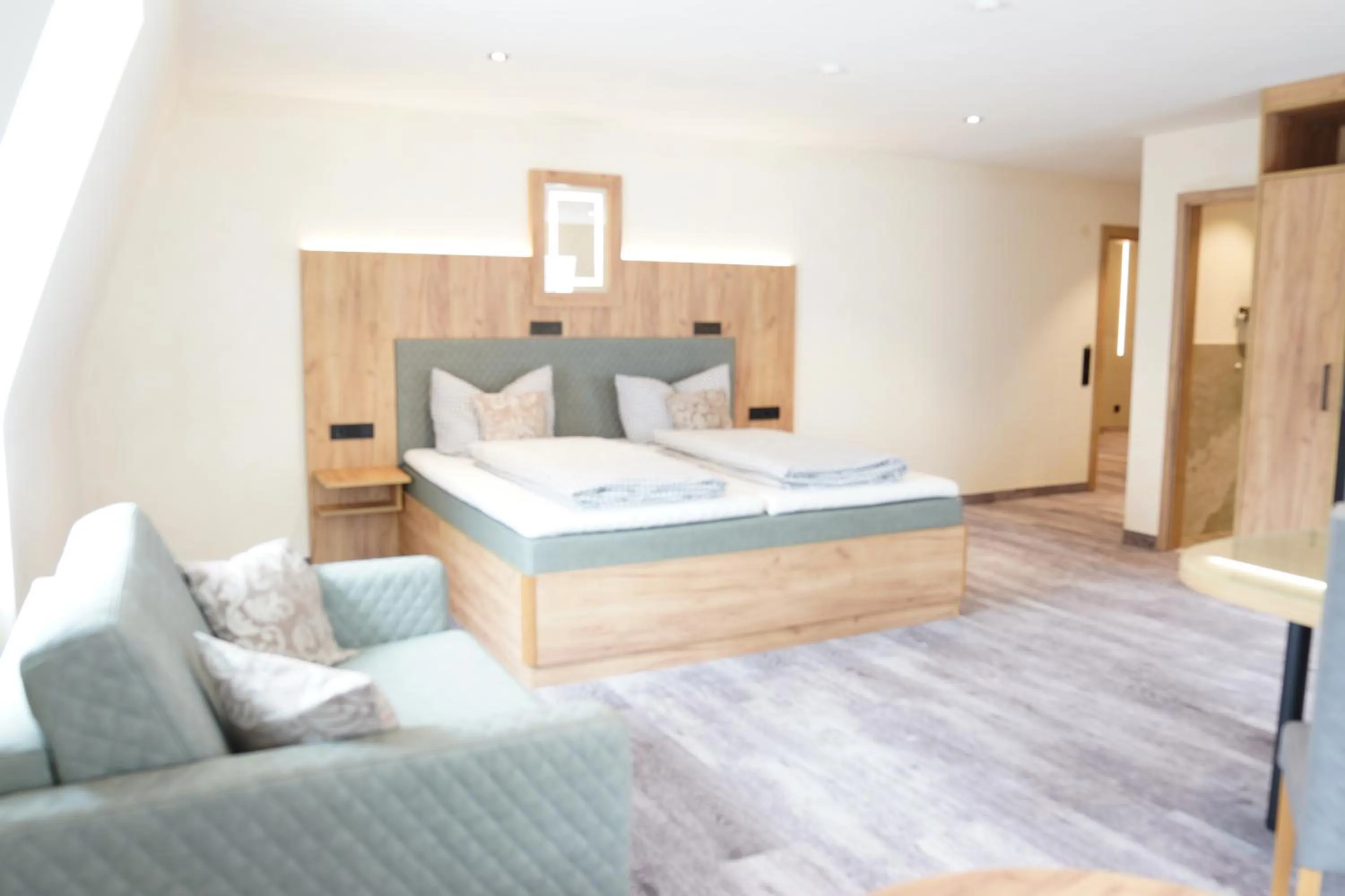 Bed in Hotel Heideparadies