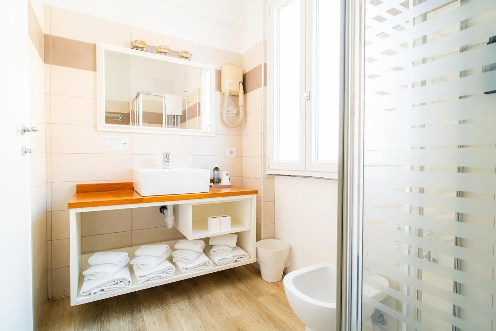 Shower in Hotel Continental