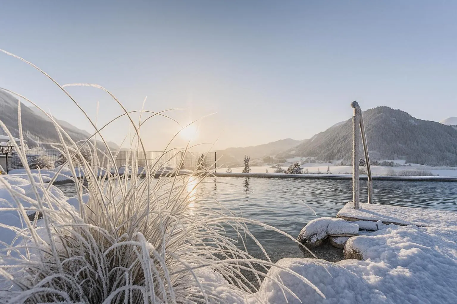 Swimming pool in Hotel AlpenSchlössl