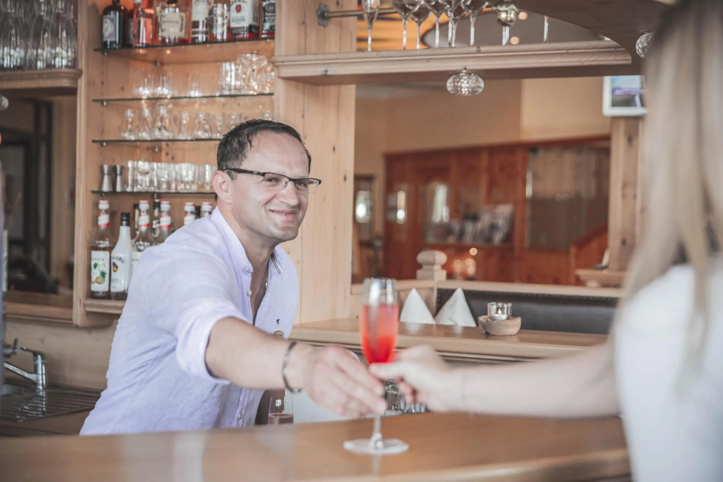 Lounge or bar in Hotel AlpenSchlössl