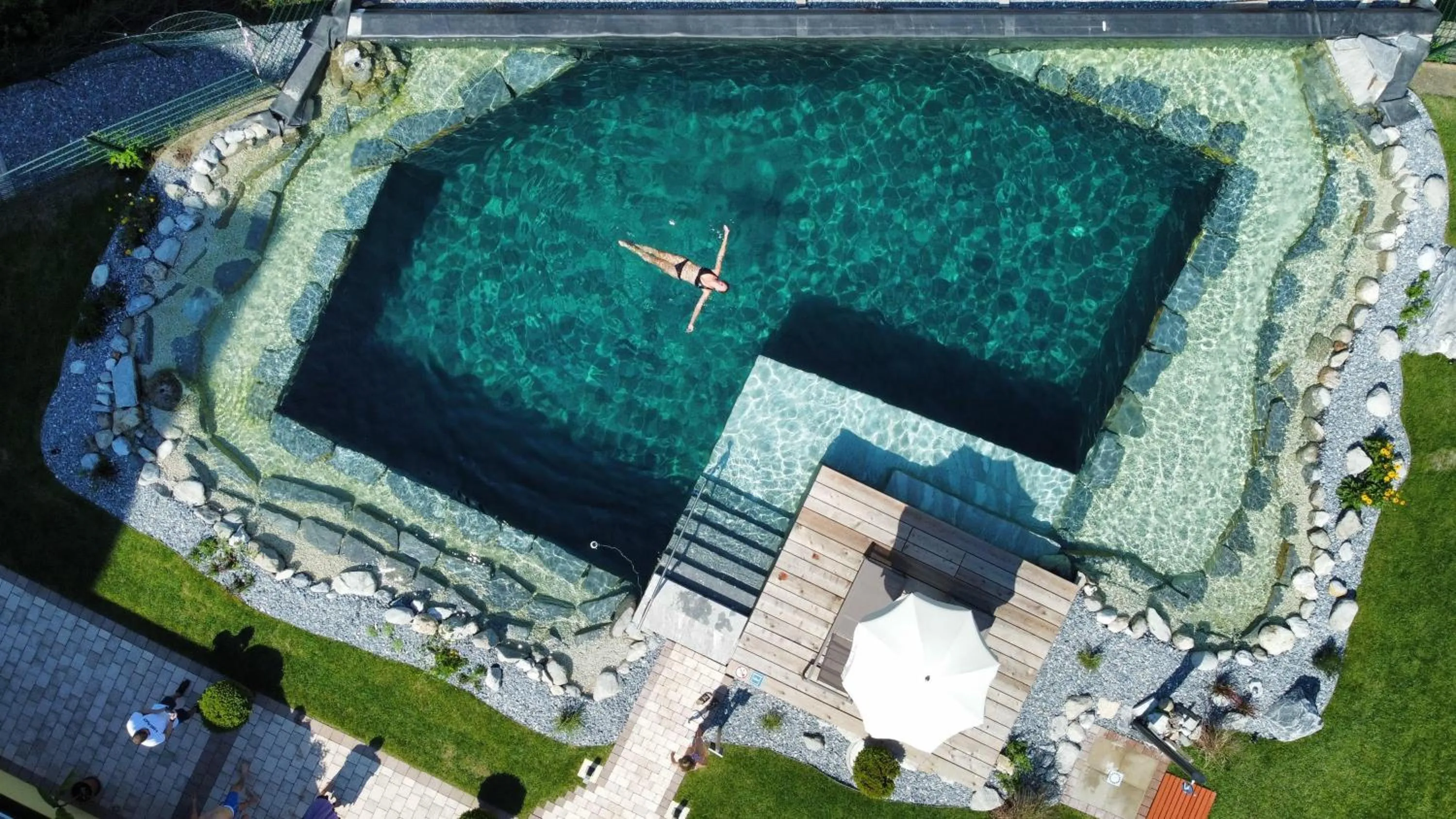 Swimming pool in Hotel AlpenSchlössl