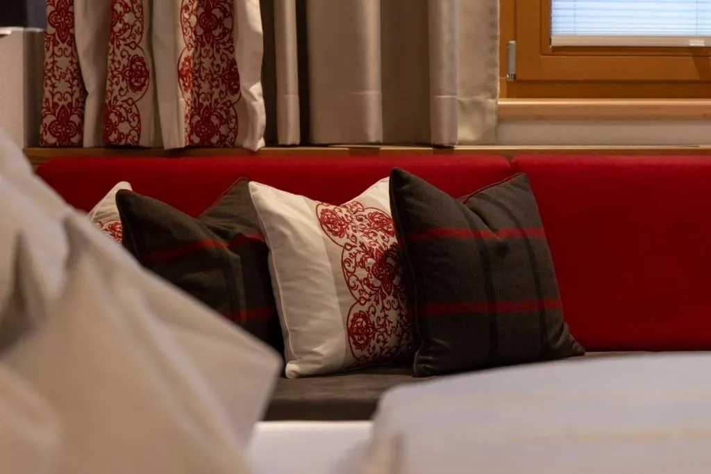 Seating area, Bed in Hotel Spielmann