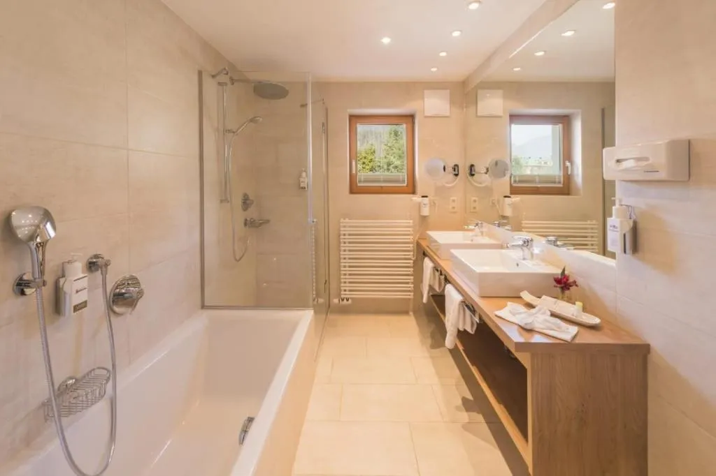 Bathroom in Hotel Spielmann