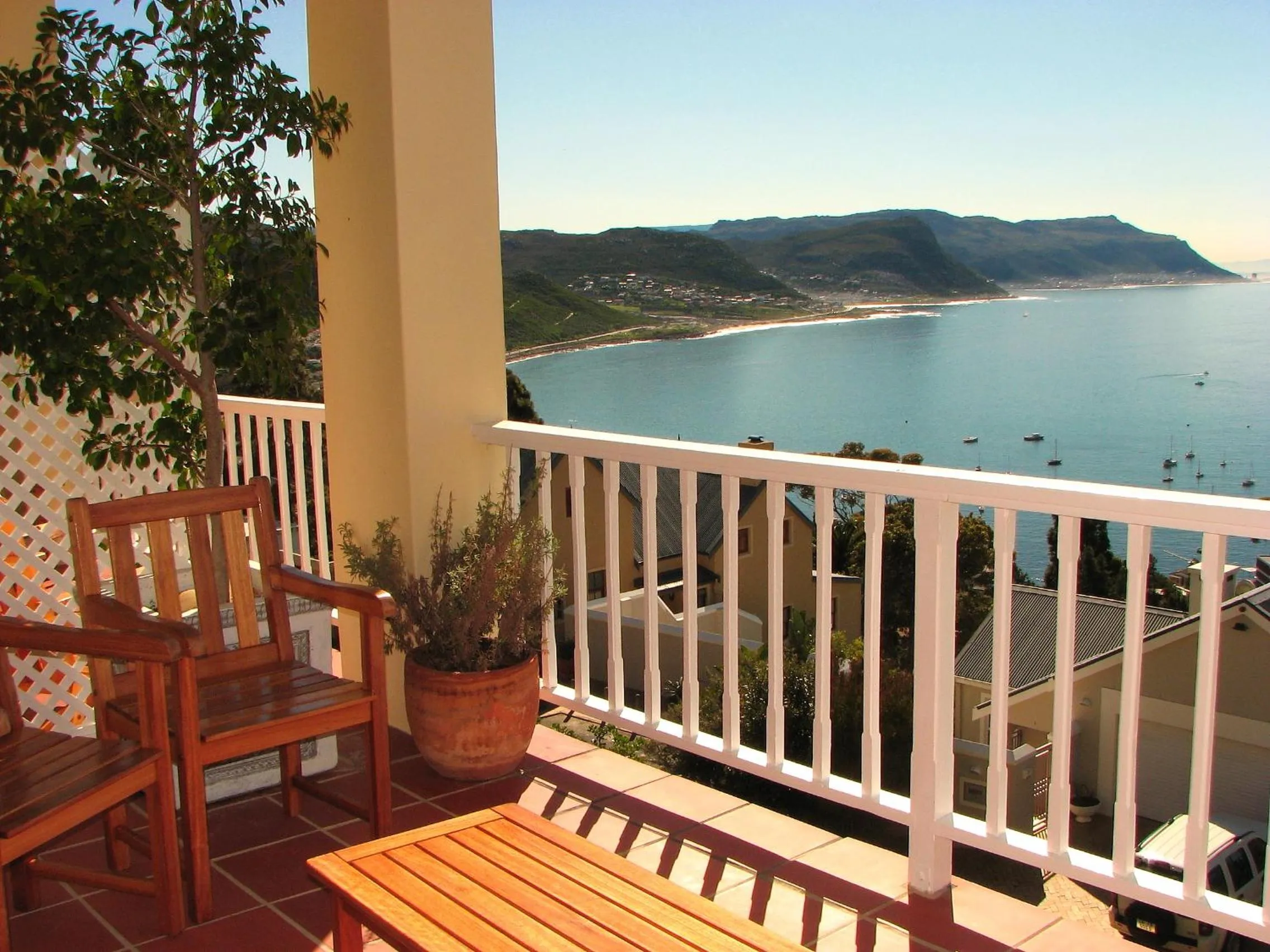 Patio in Albatross Guest House