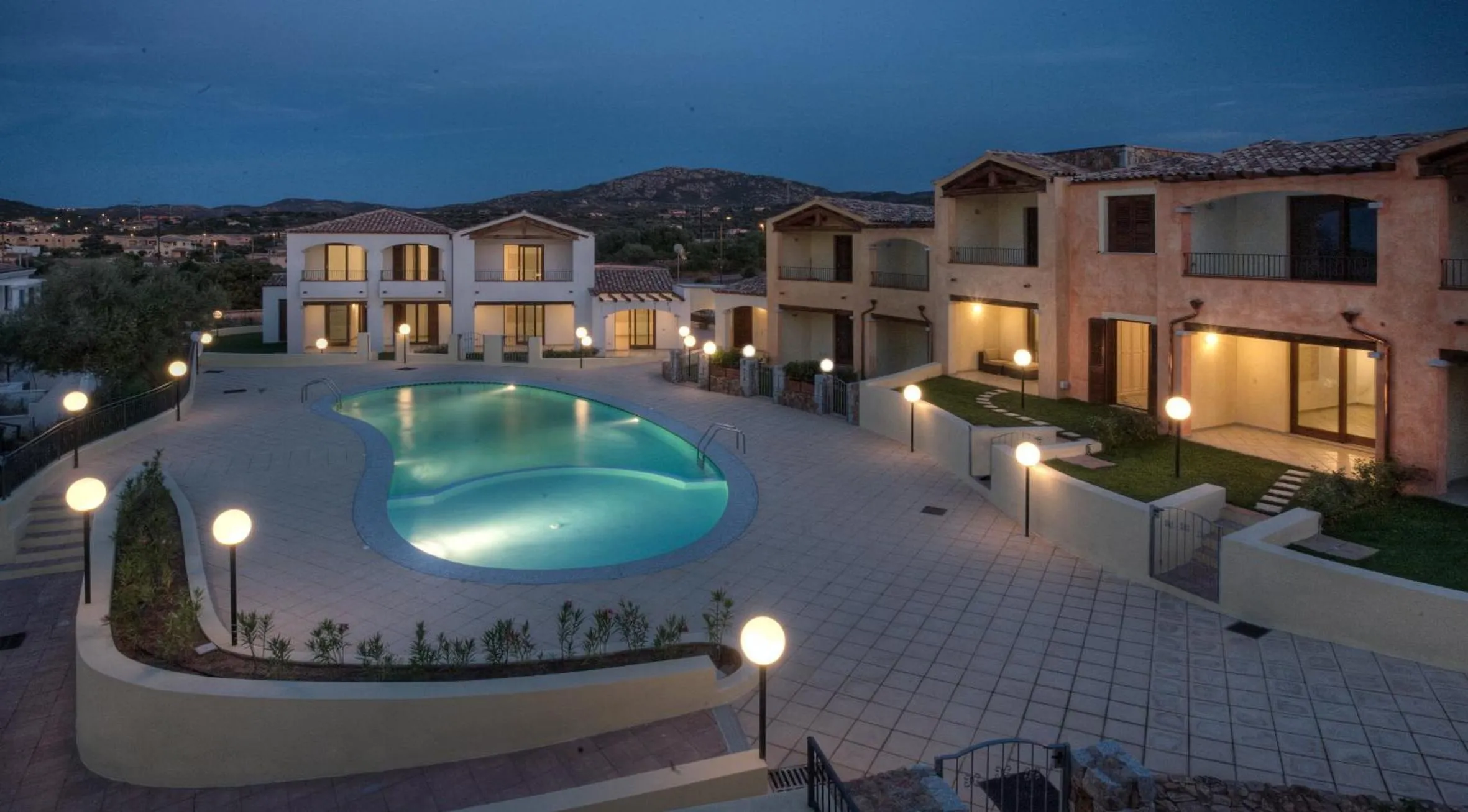 Pool view in Villaggio Turchese