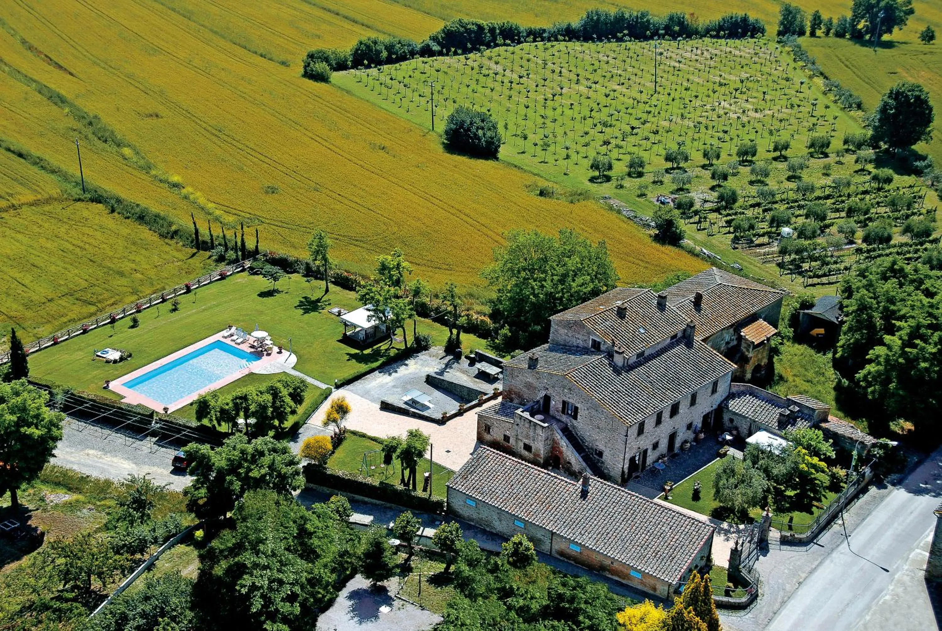 Bird's eye view in Fattoria Le Giare Agriturismo