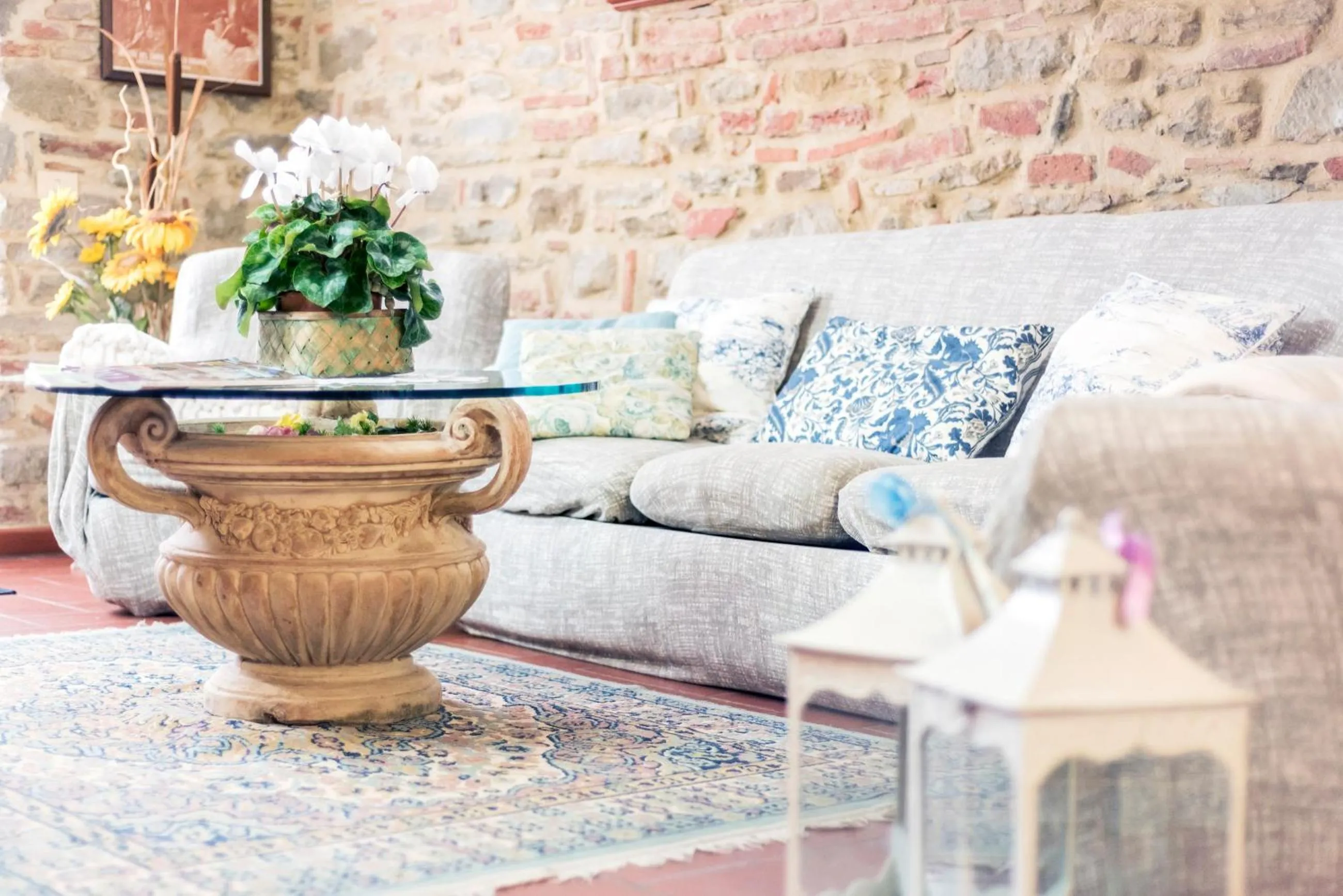 Communal lounge/ TV room in Fattoria Le Giare Agriturismo