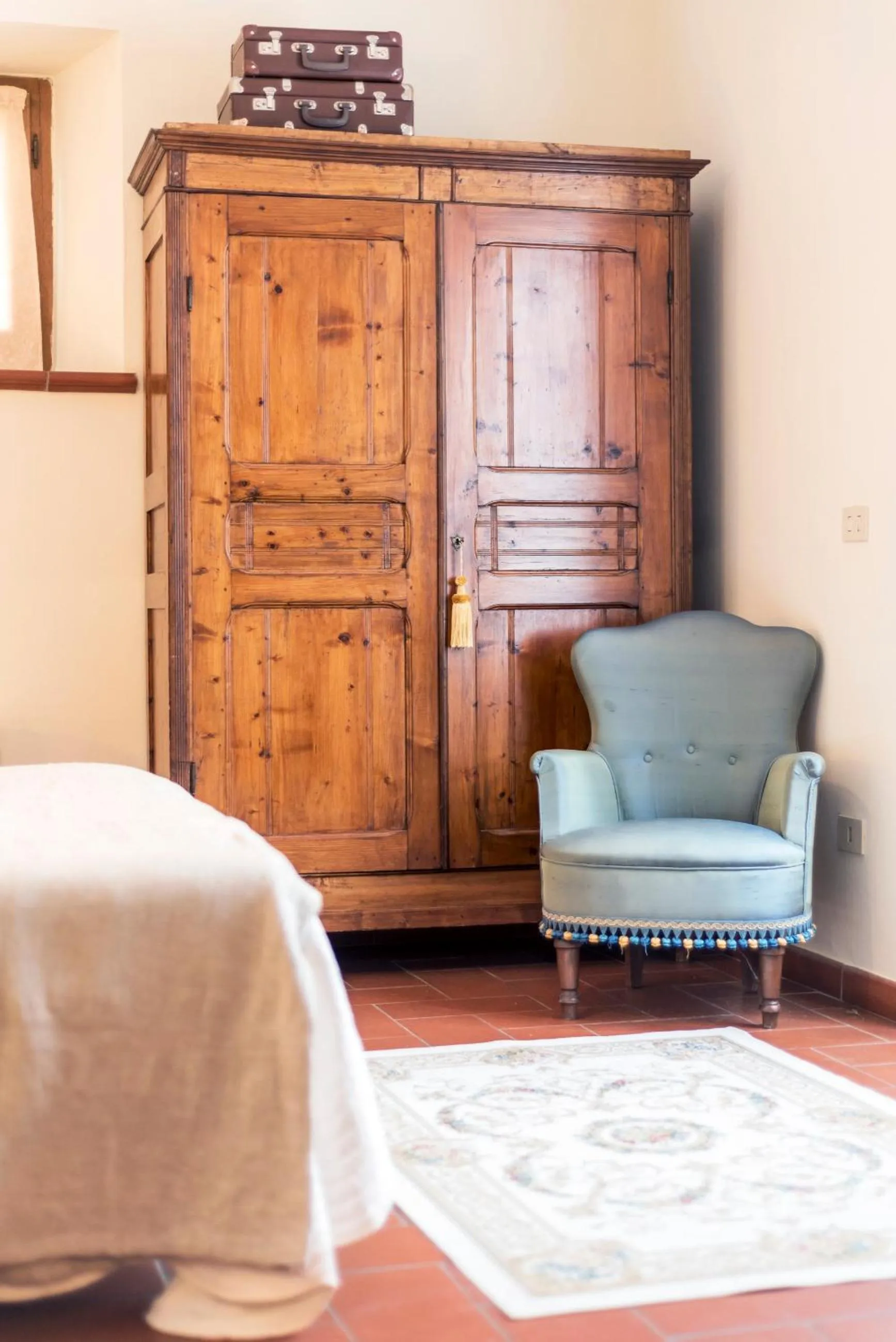 Decorative detail in Fattoria Le Giare Agriturismo