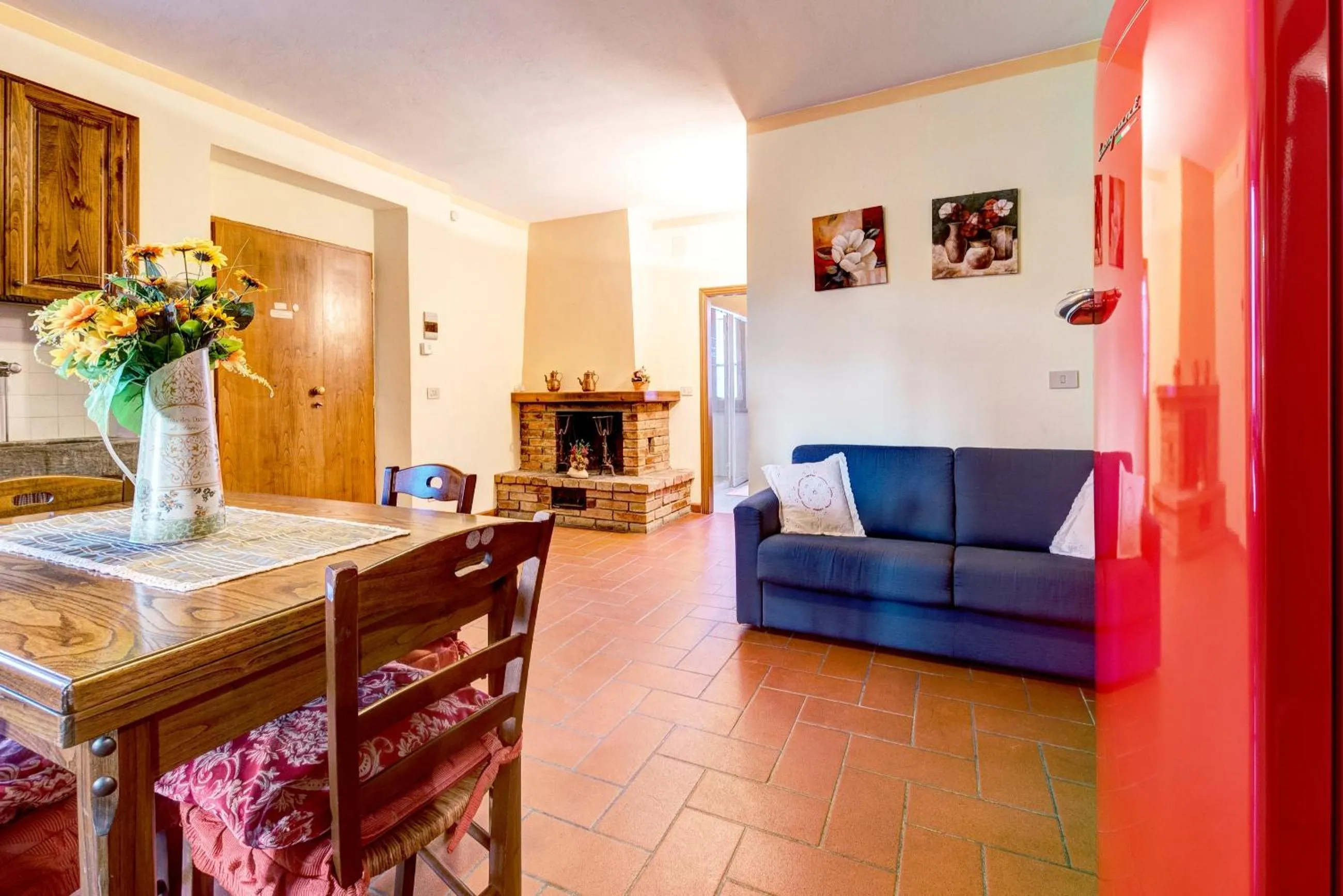 Communal kitchen in Fattoria Le Giare Agriturismo