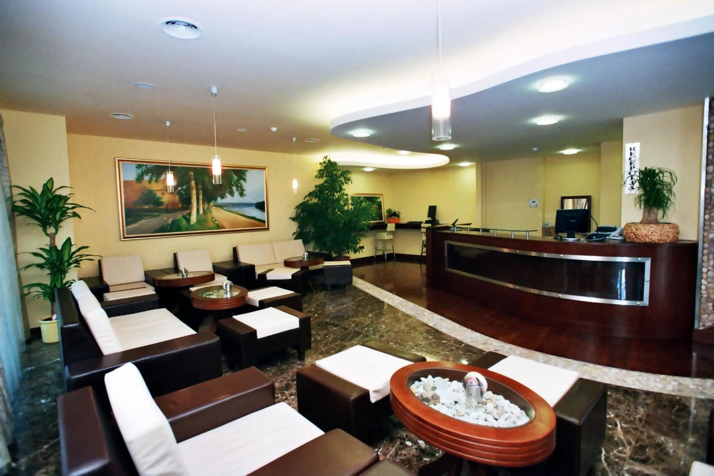 Communal lounge/ TV room in Hotel Savus