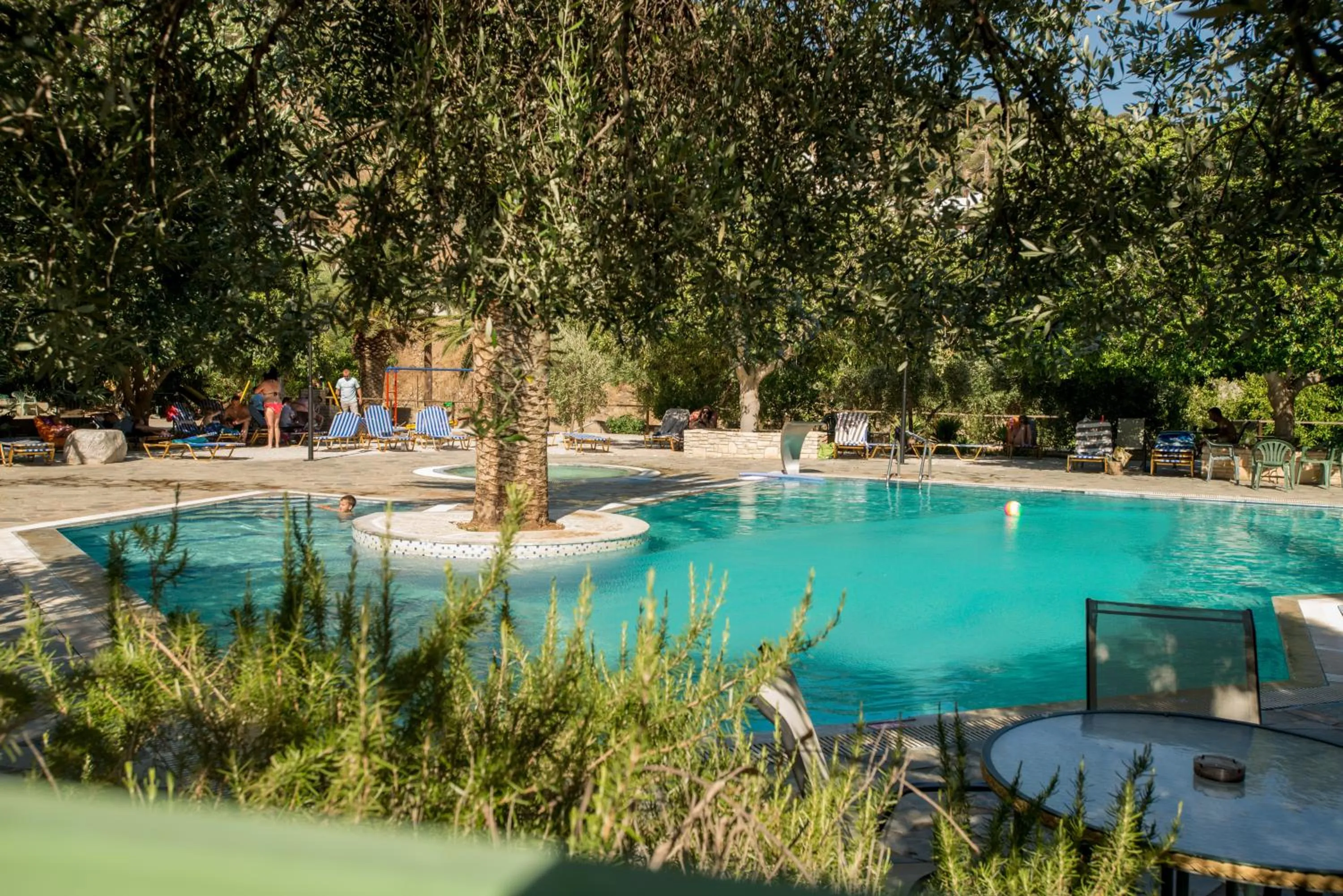 Pool view in Neos Ikaros