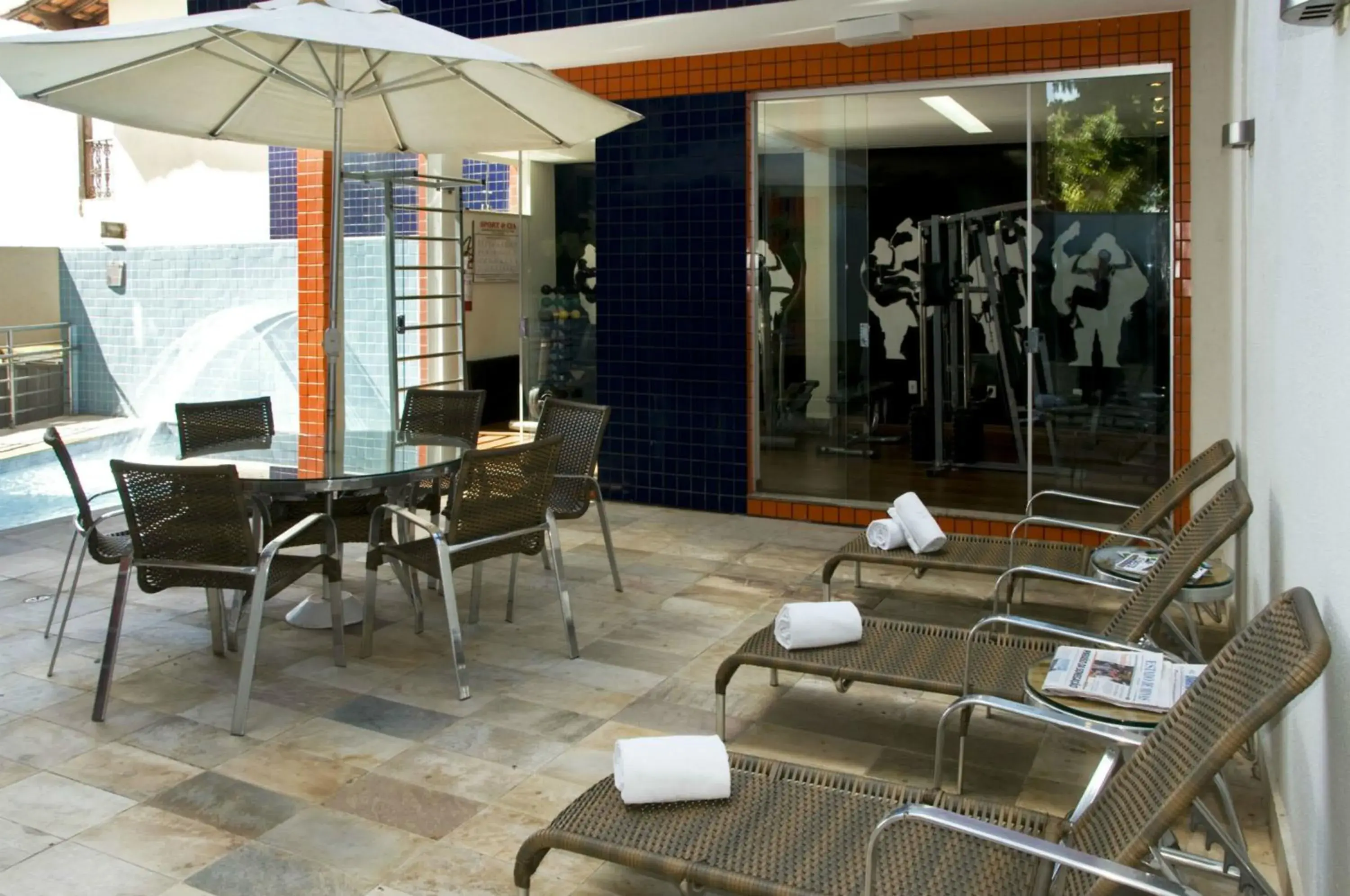 Swimming pool in Pampulha Lieu Hotel Swimming pool in Pampulha Lieu Hotel