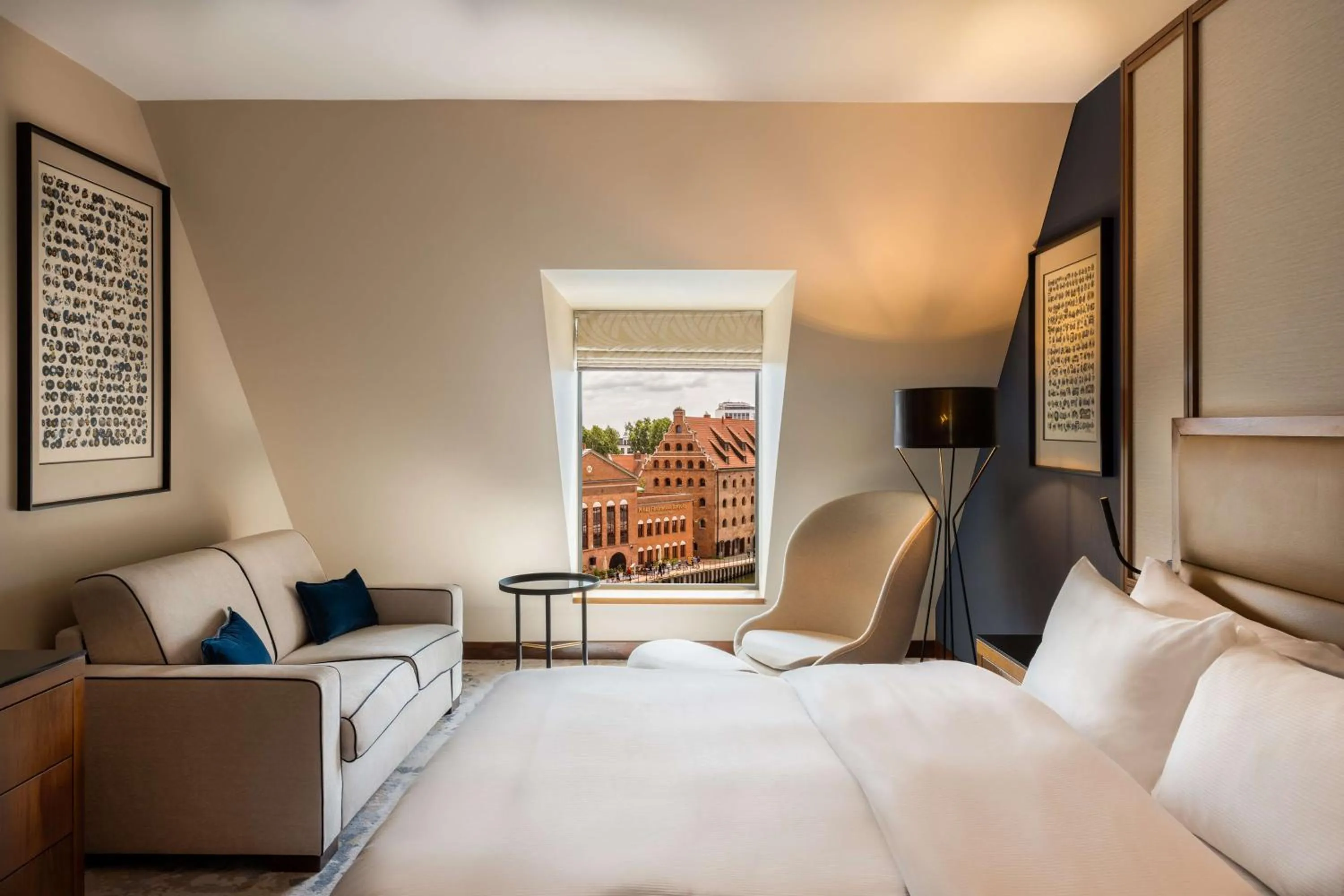 Bed in Hilton Gdansk