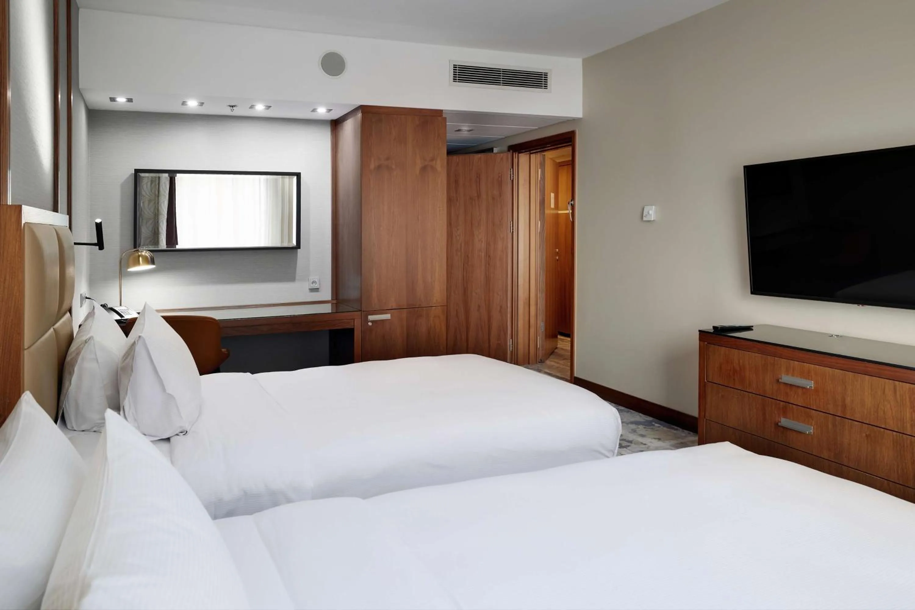 Bed in Hilton Gdansk