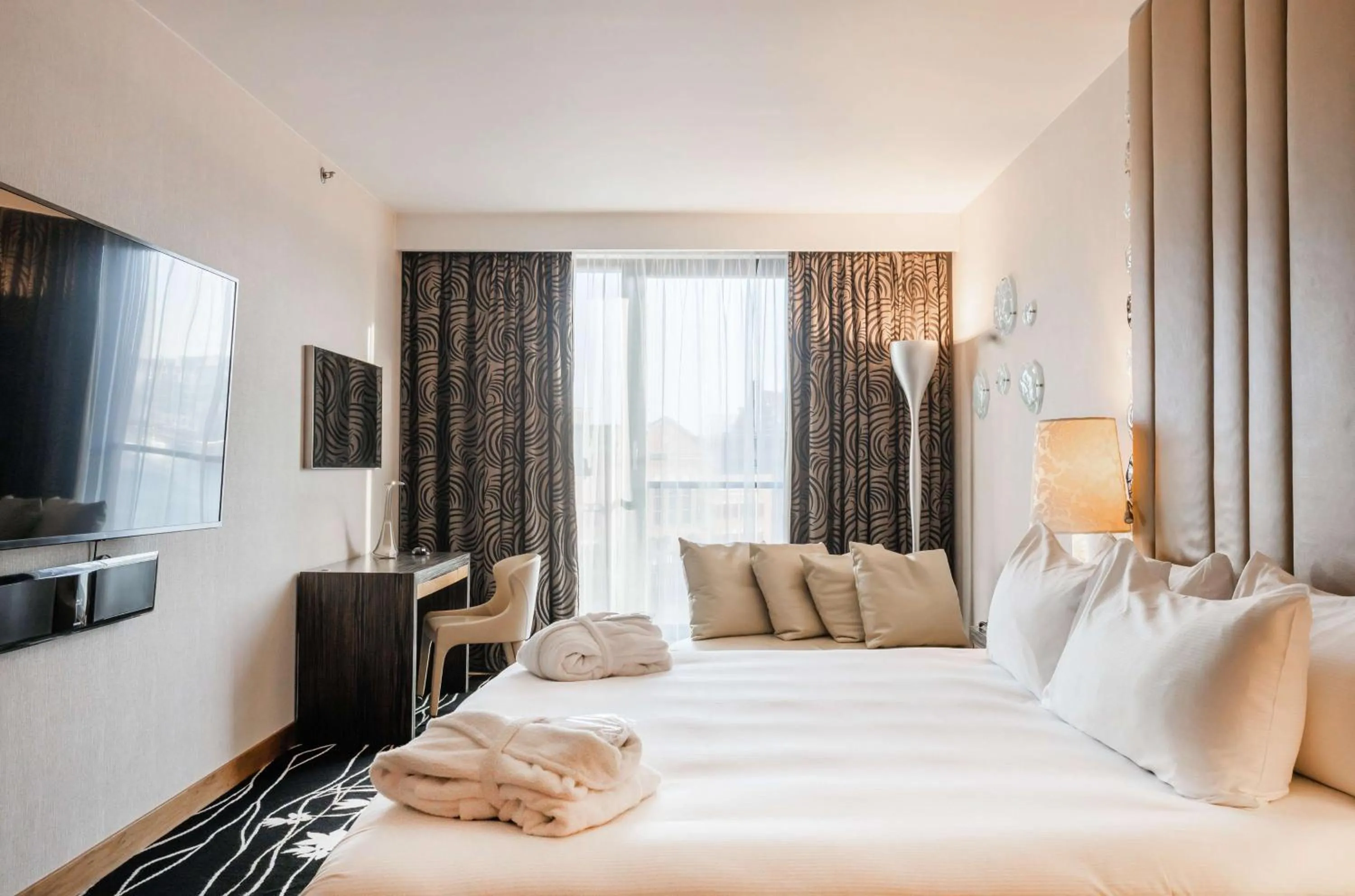 Bed in Hilton Gdansk