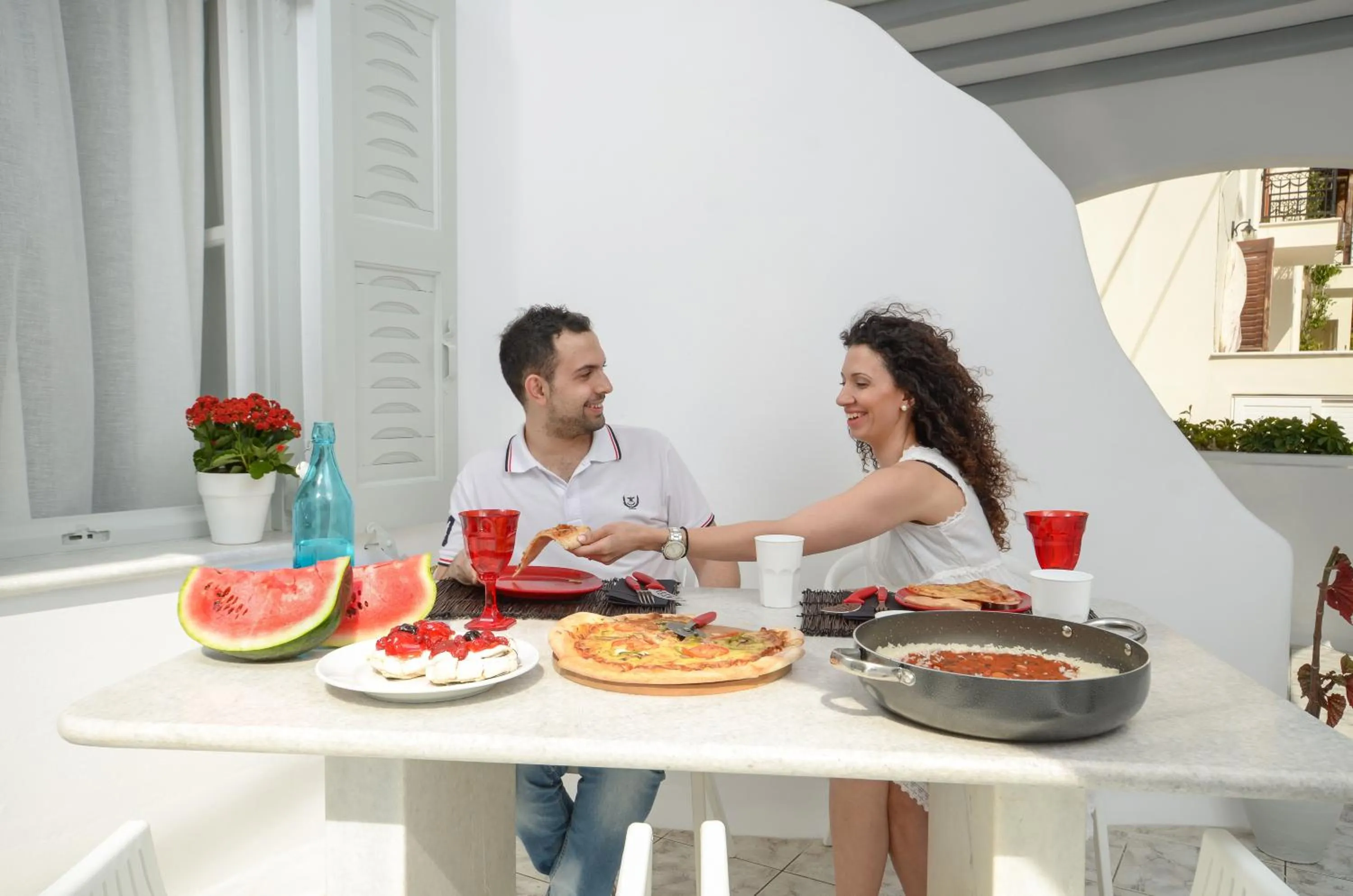 Food in Naxos Evilion Luxury Apartments & Suites