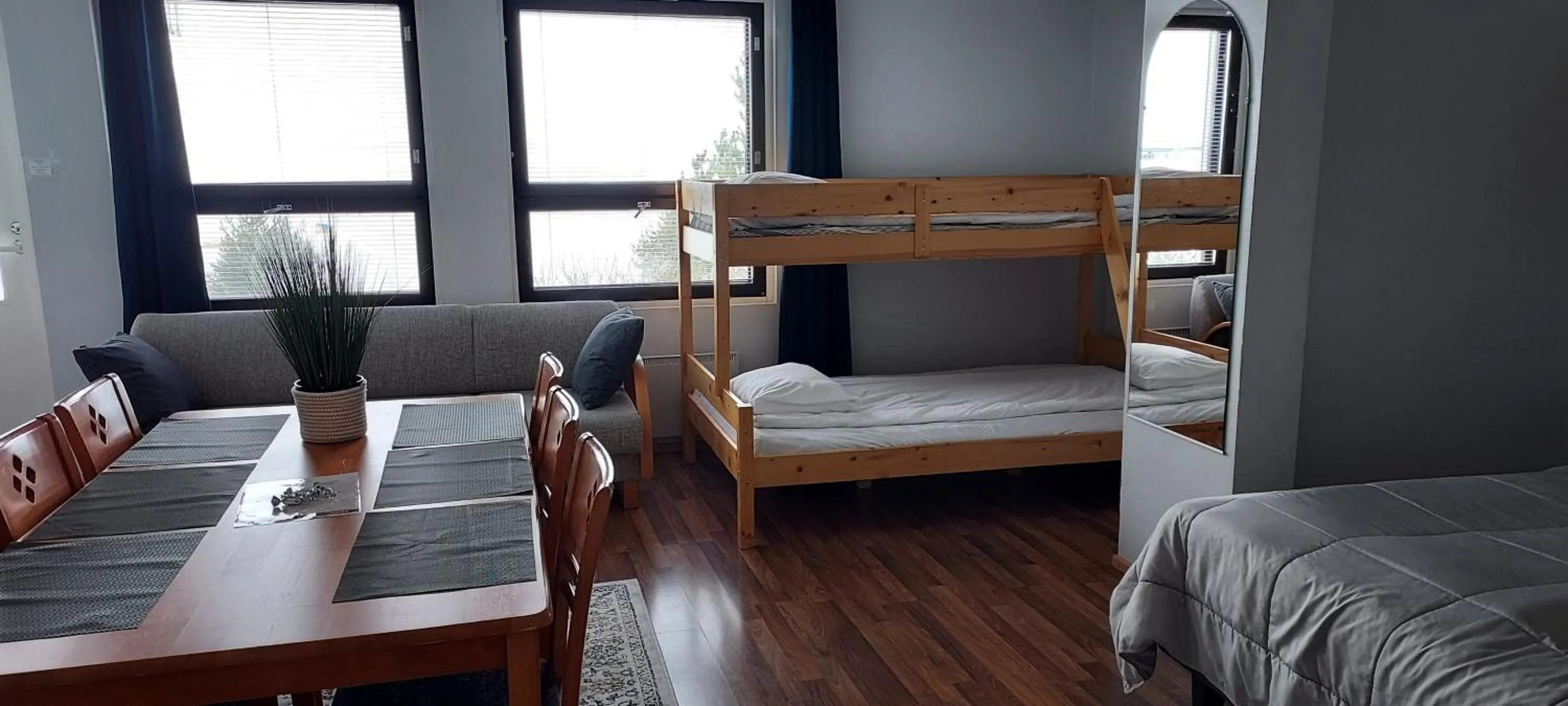 Bed in Hotel Lokkilinna