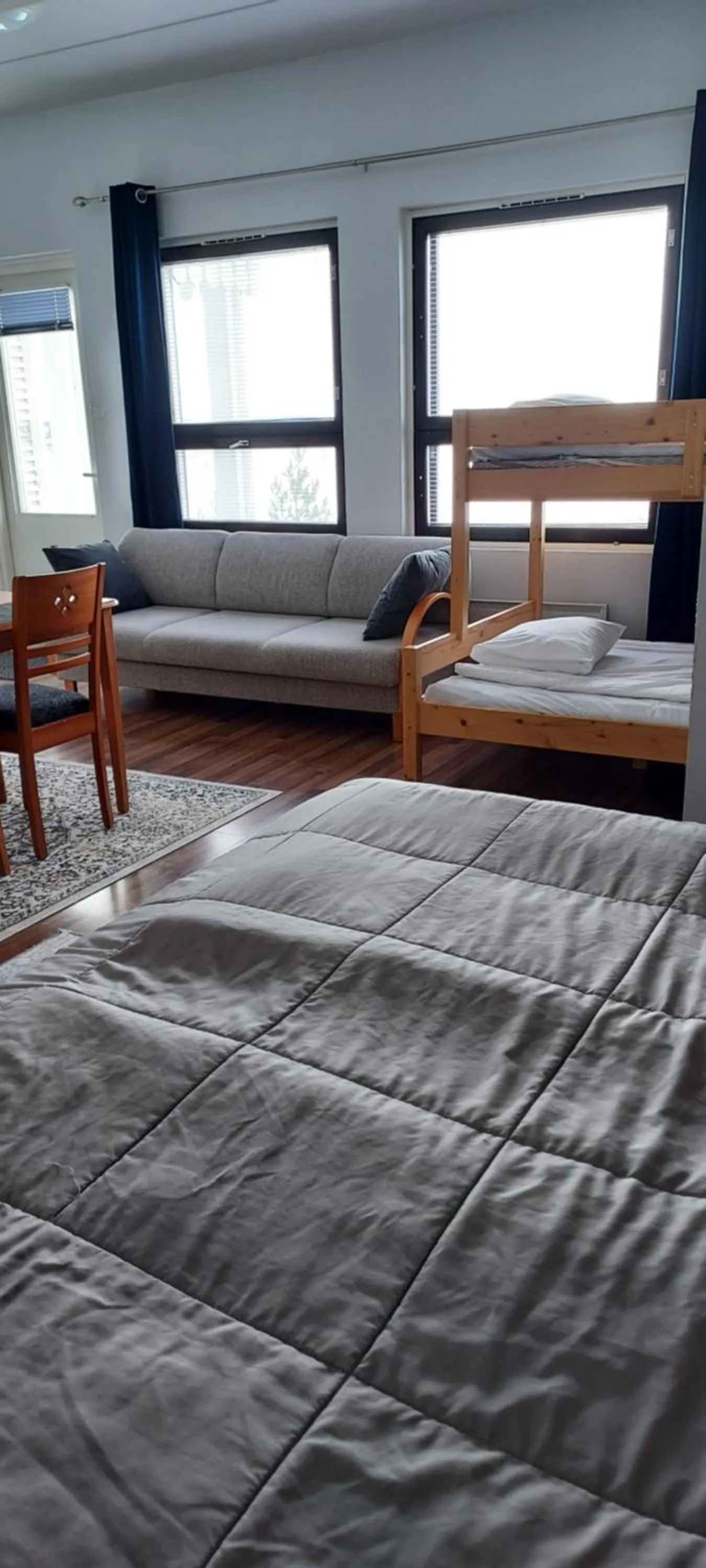 Bed in Hotel Lokkilinna