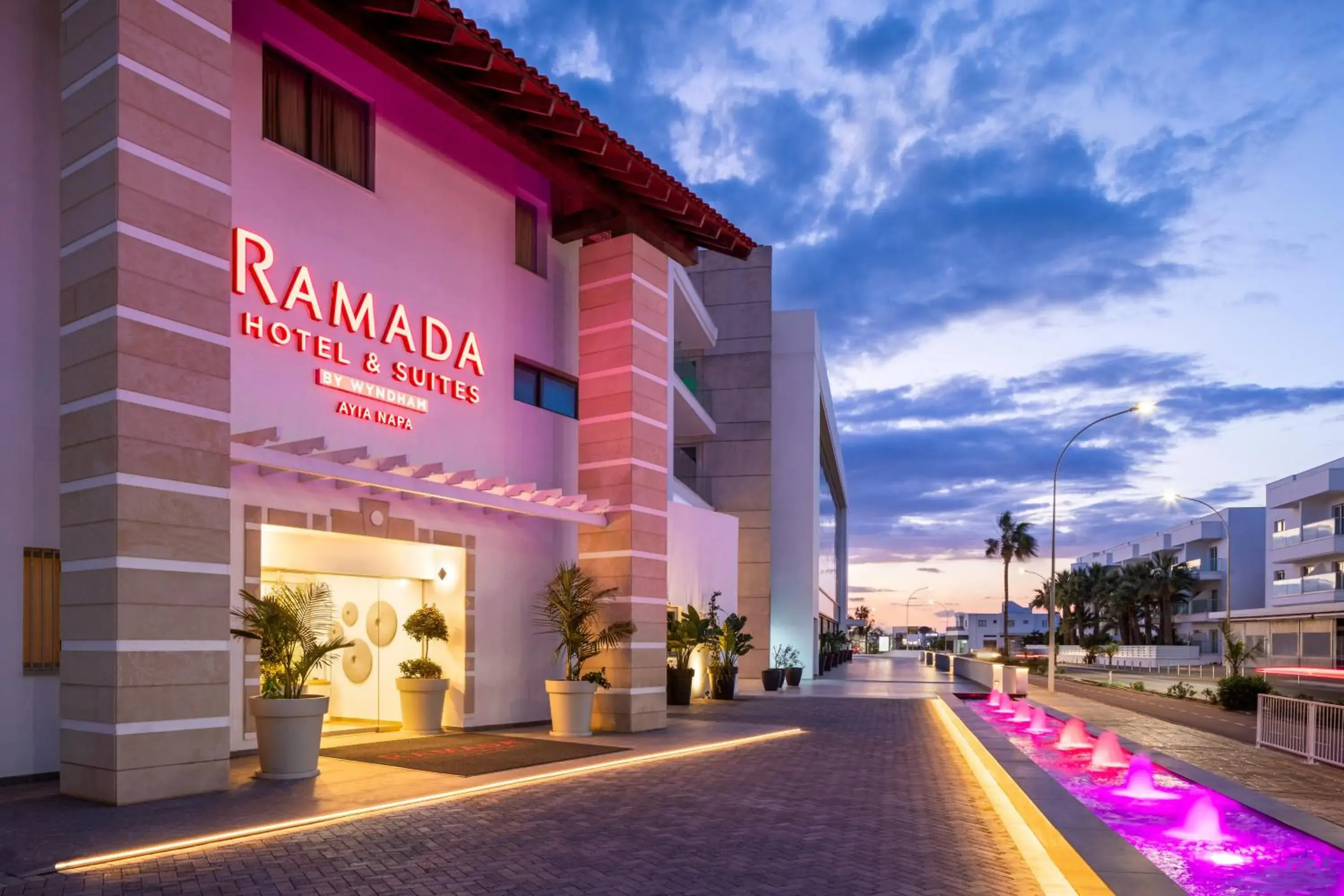 Facade/entrance in Ramada Hotel & Suites by Wyndham Ayia Napa Facade/entrance in Ramada Hotel & Suites by Wyndham Ayia Napa