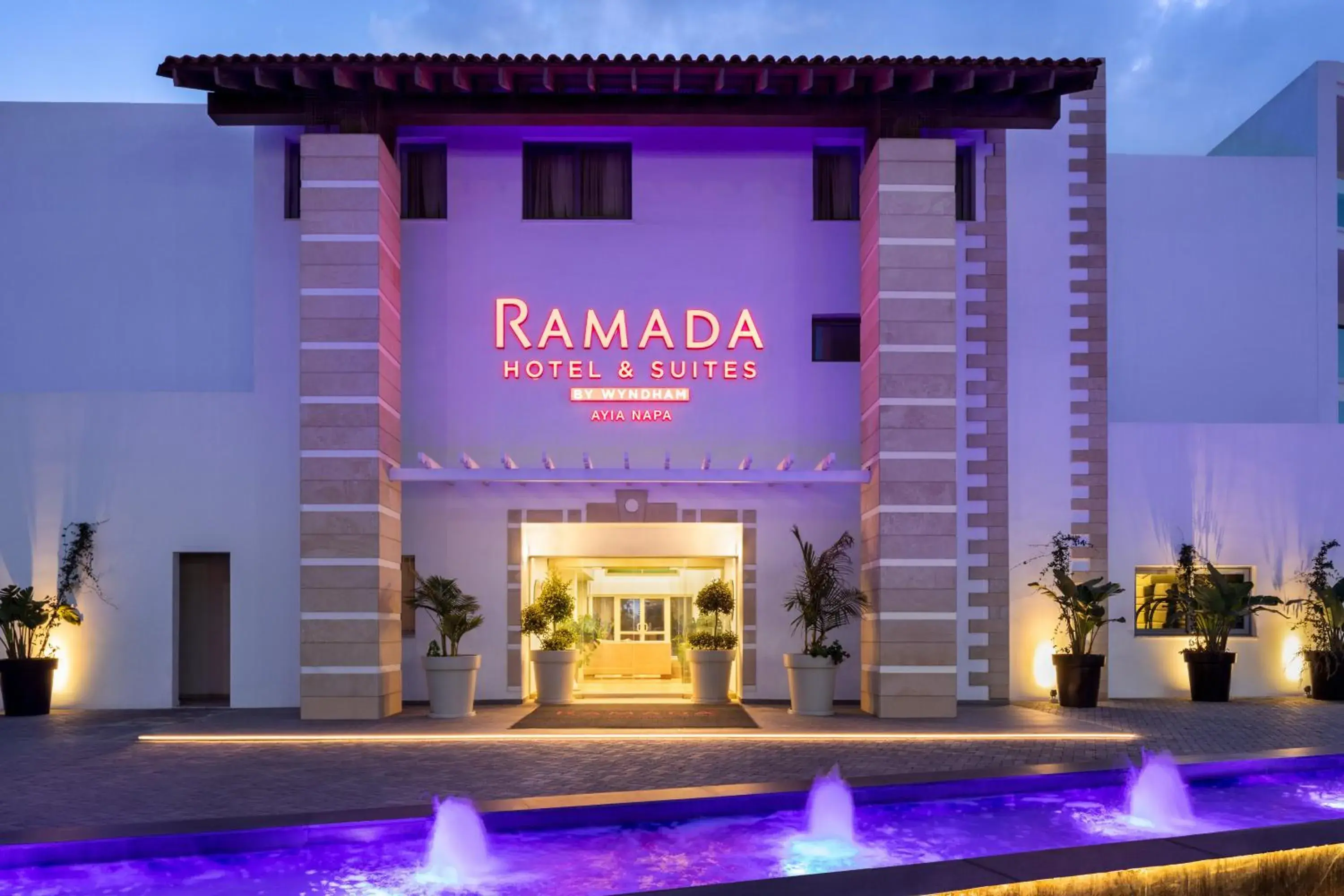 Facade/entrance in Ramada Hotel & Suites by Wyndham Ayia Napa Facade/entrance in Ramada Hotel & Suites by Wyndham Ayia Napa