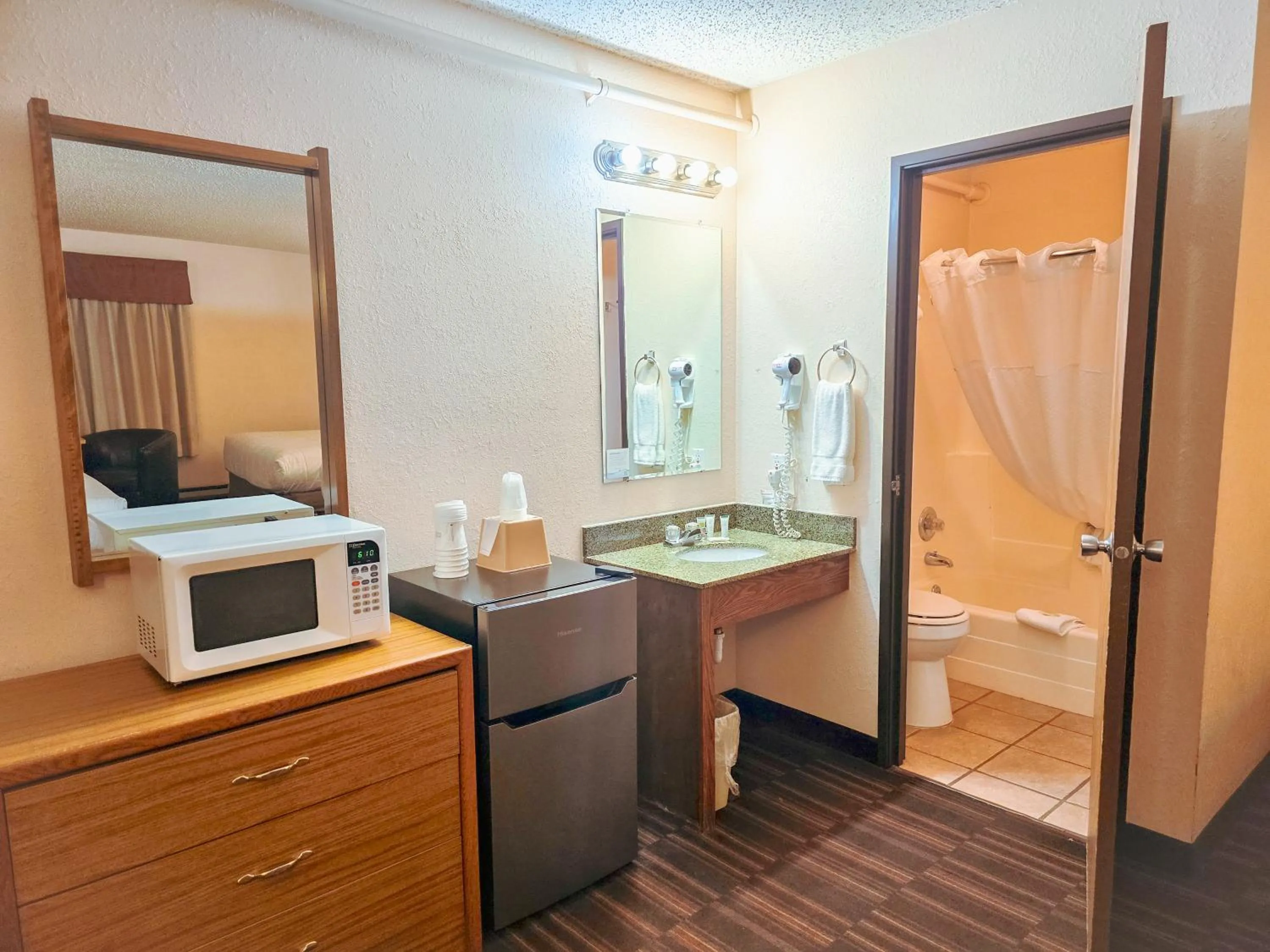 Bathroom in Super 8 by Wyndham Rapid City