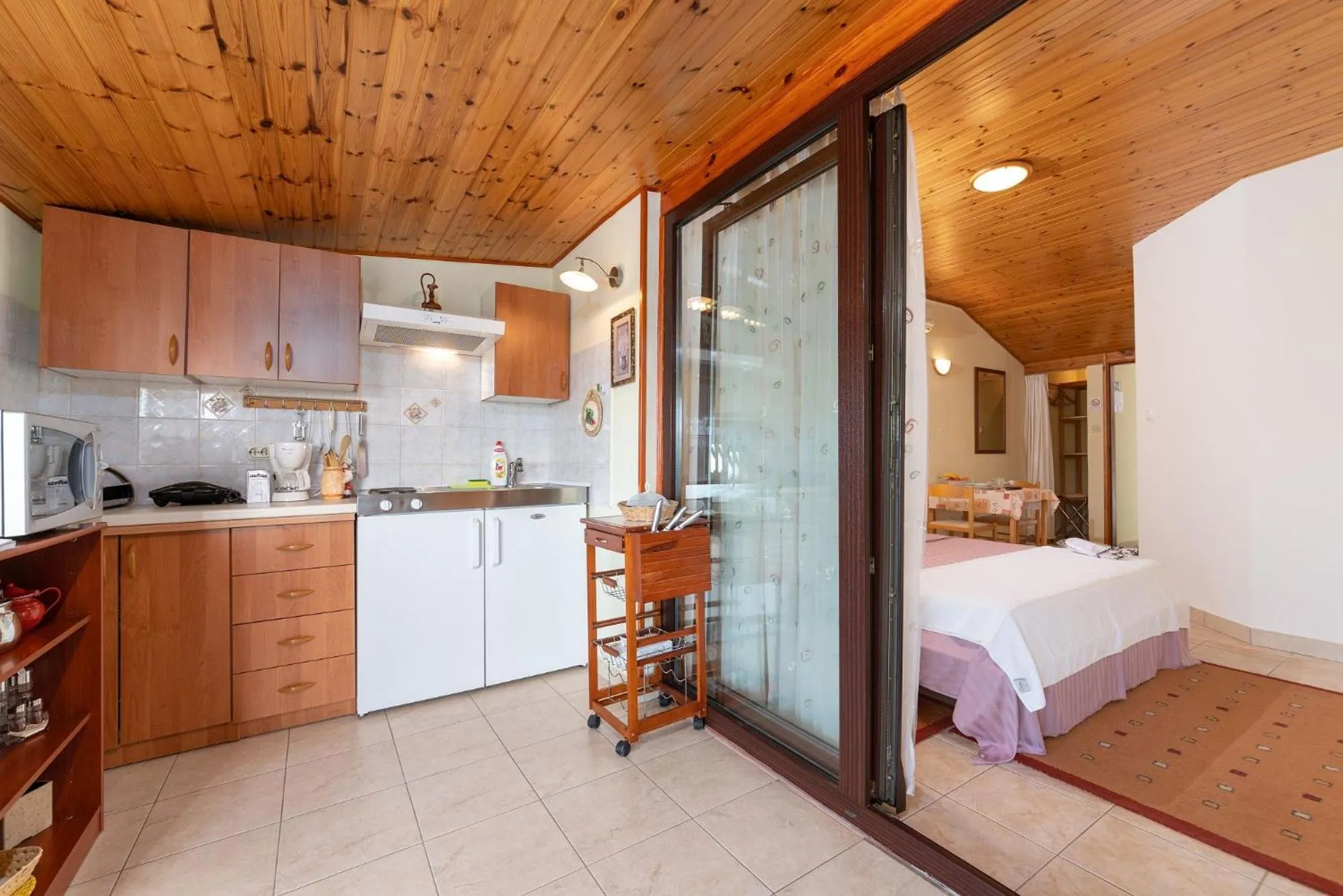 Bed in Apartments Pilicari