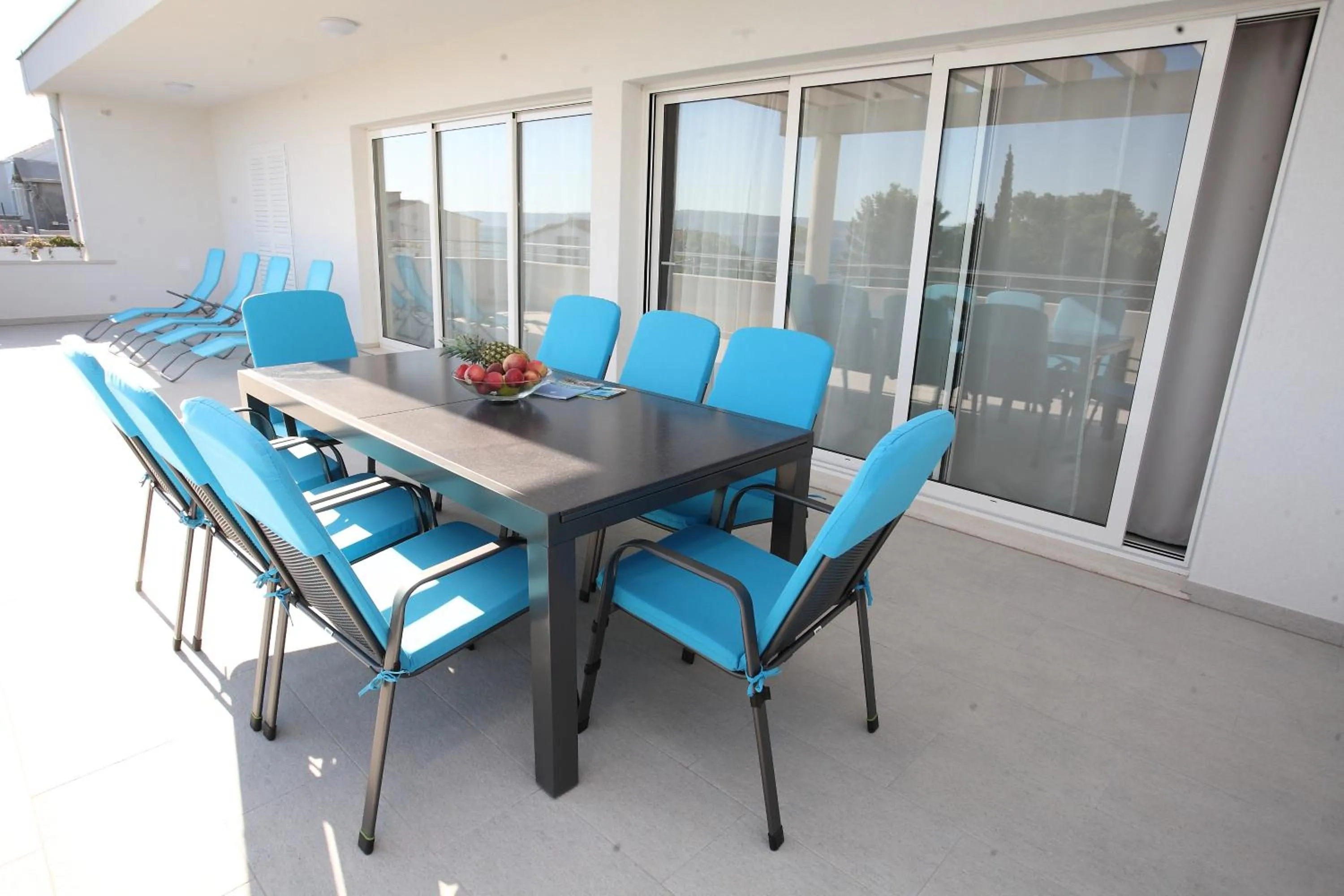 Balcony/Terrace in Villa-Apartments Karmel