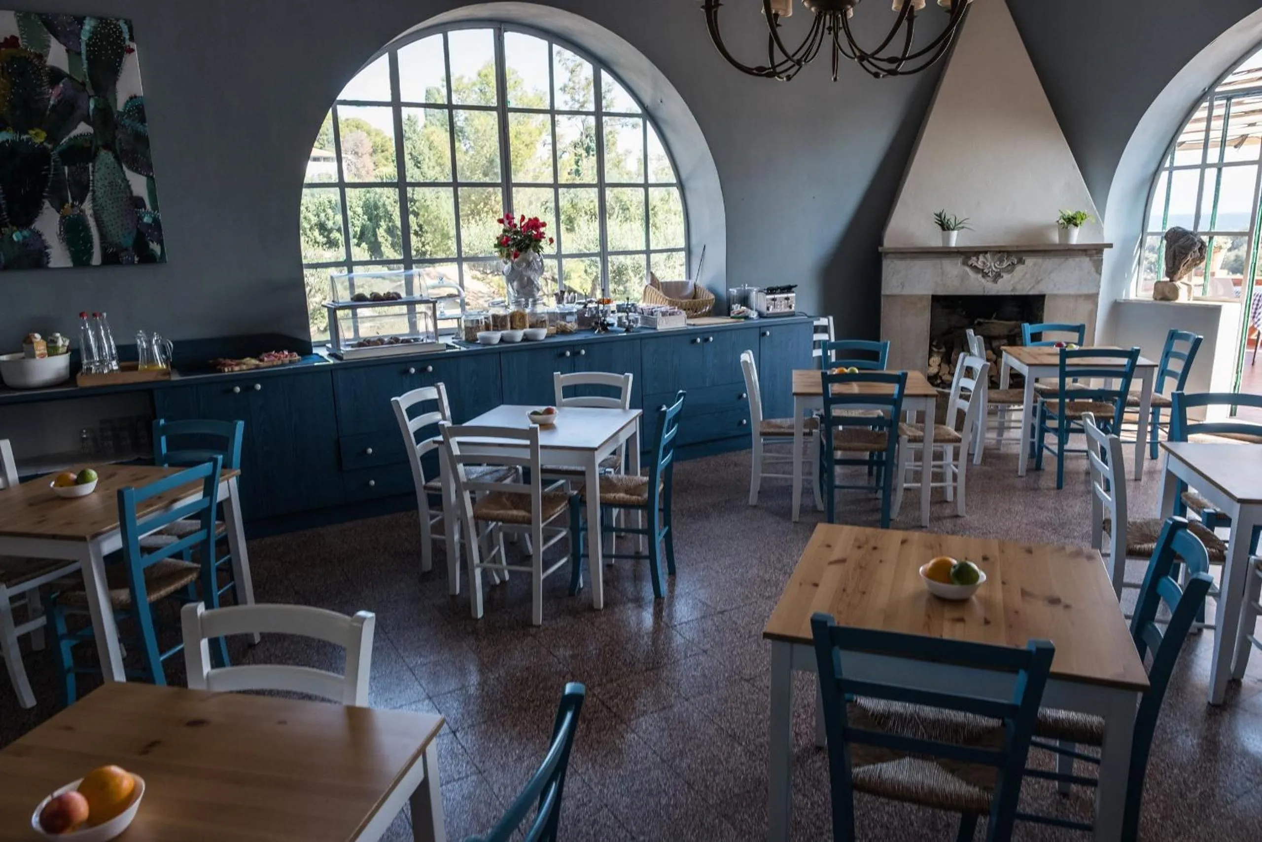 Continental breakfast in Hotel Villino Gallodoro