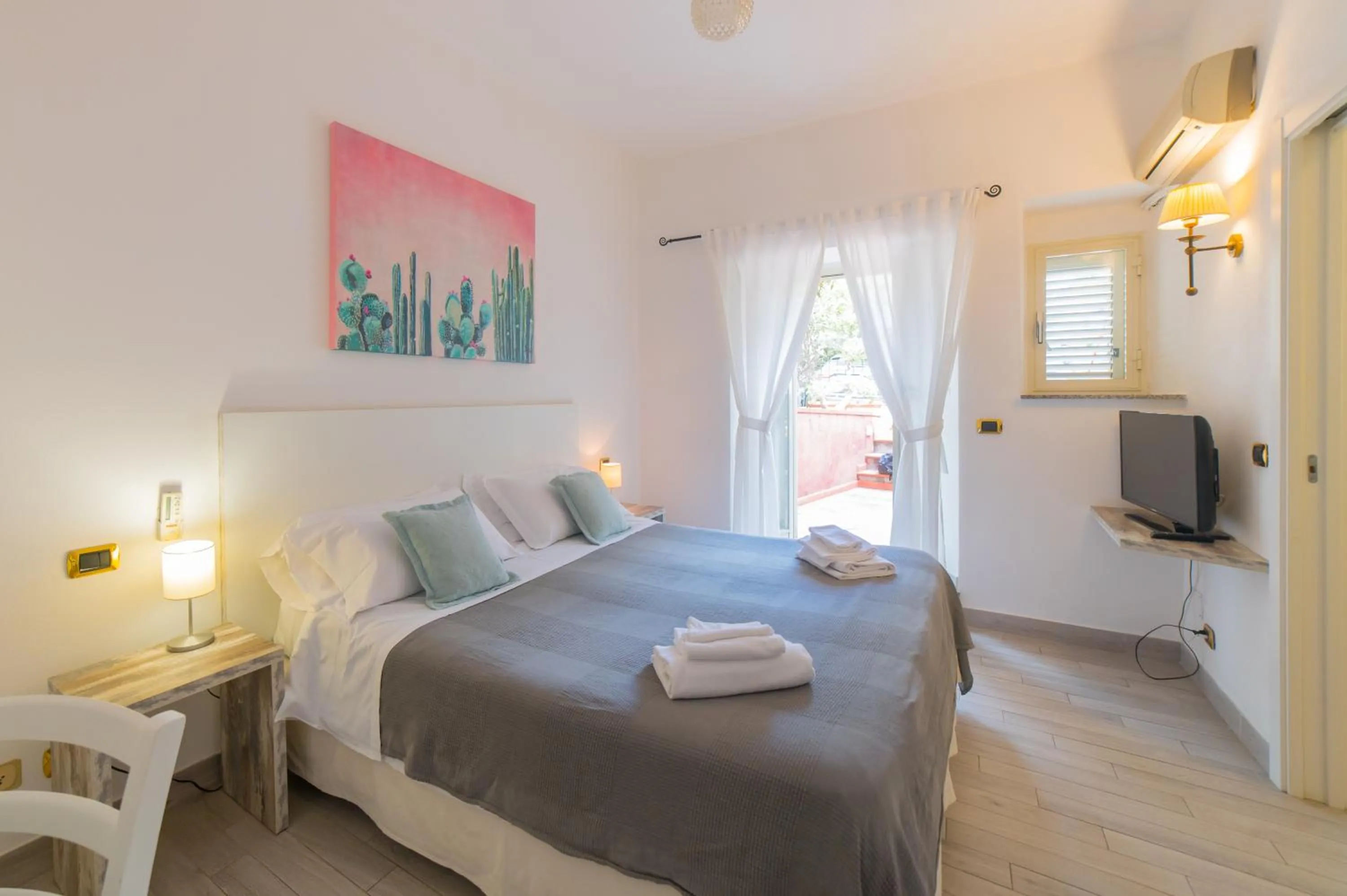 Bedroom, Bed in Hotel Villino Gallodoro