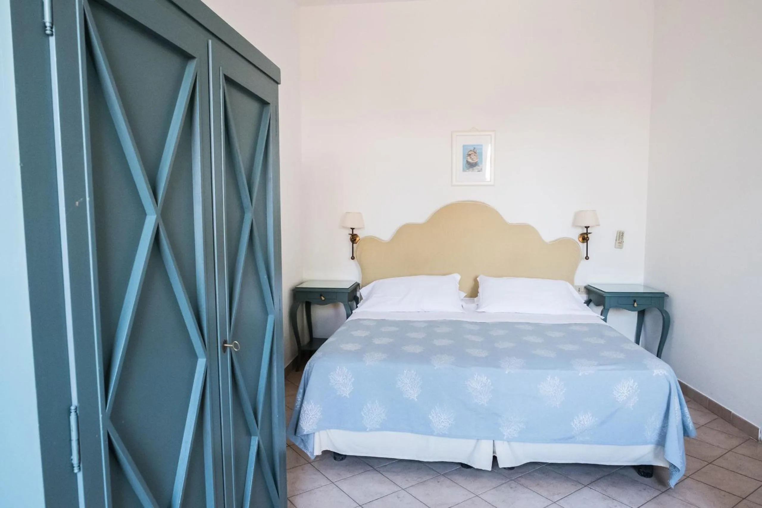 TV and multimedia, Bed in Hotel Villino Gallodoro