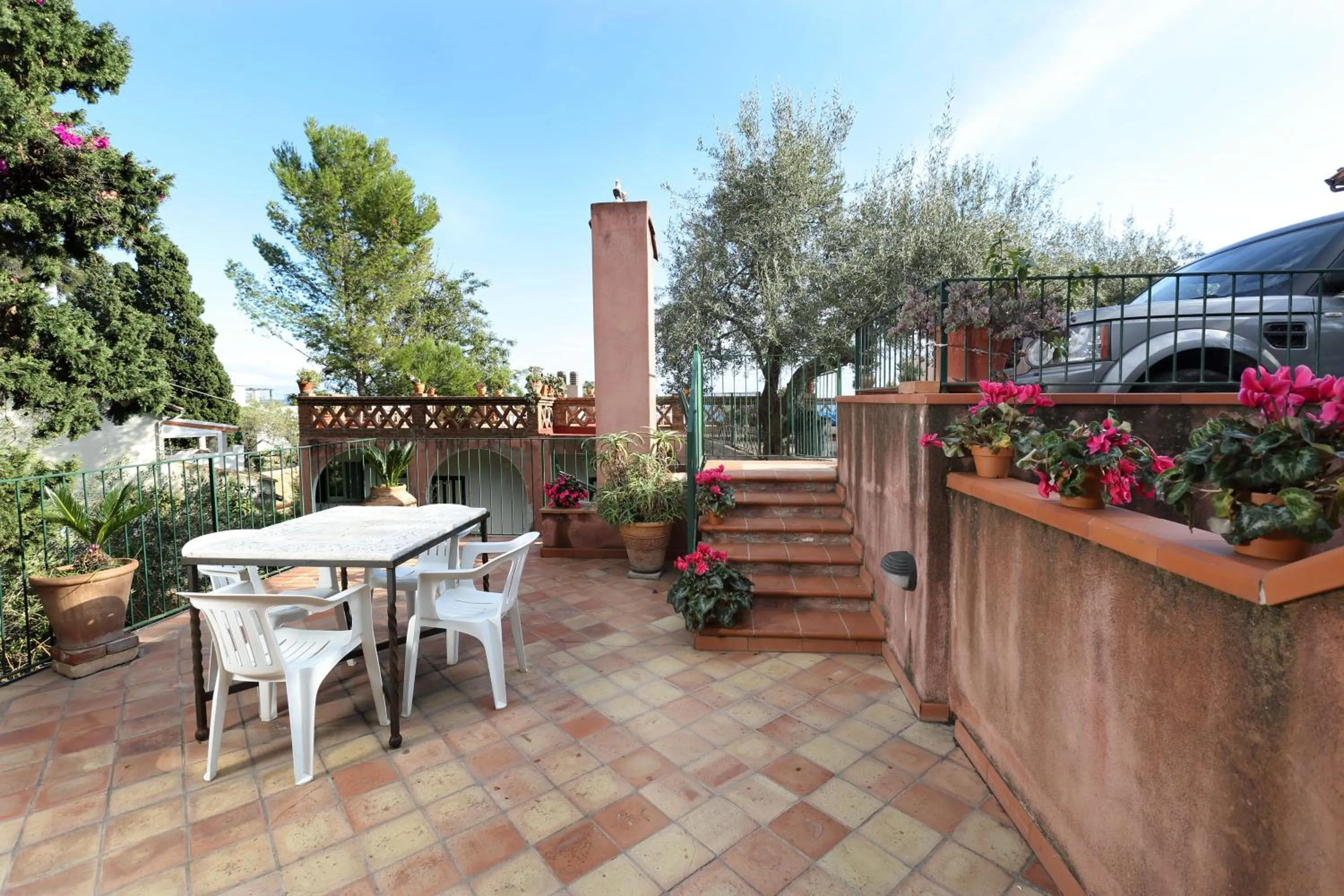 Patio in Hotel Villino Gallodoro