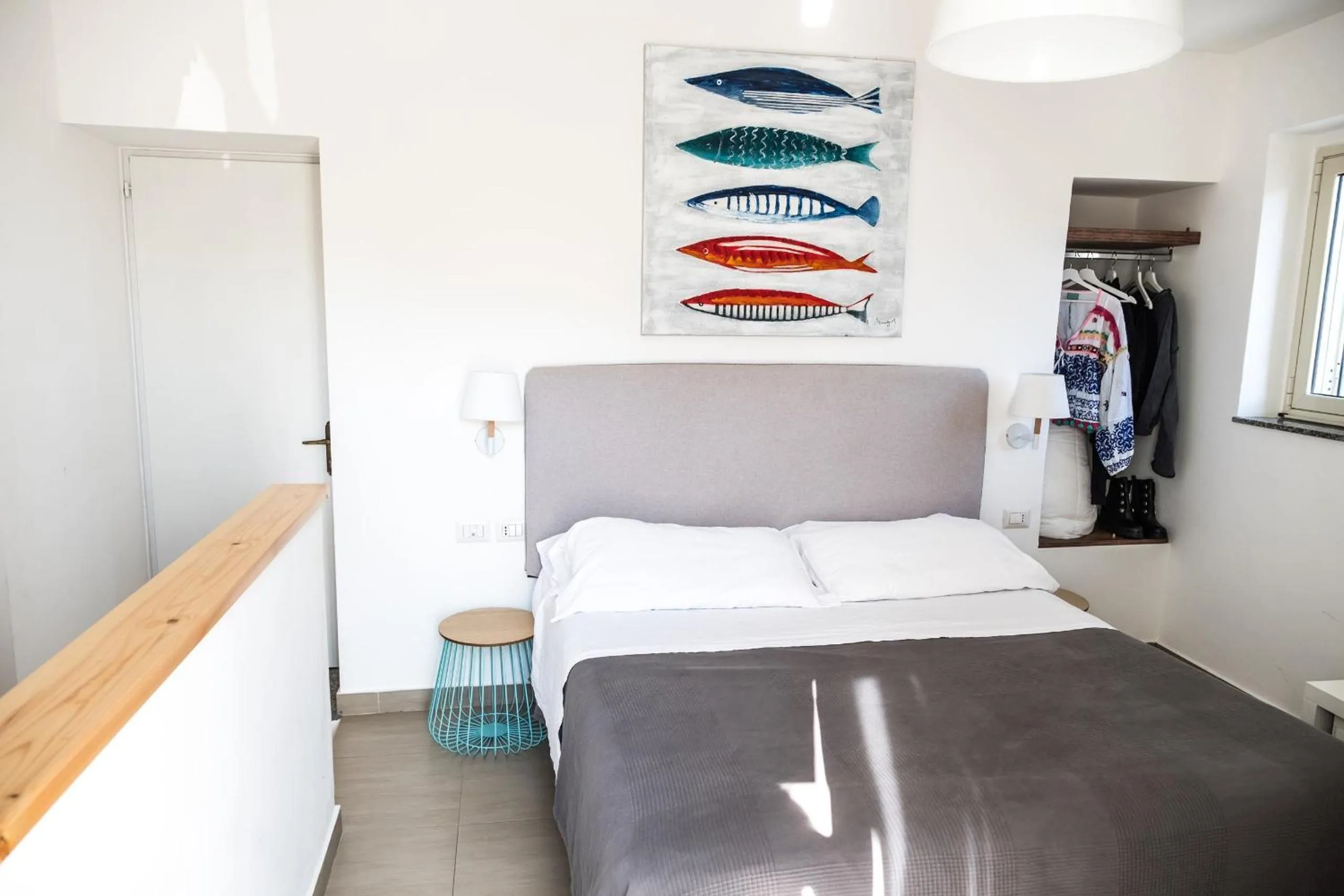 Bed in Hotel Villino Gallodoro